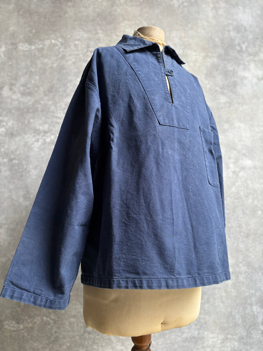 [1980's] Ababord Breton Fisherman Smock