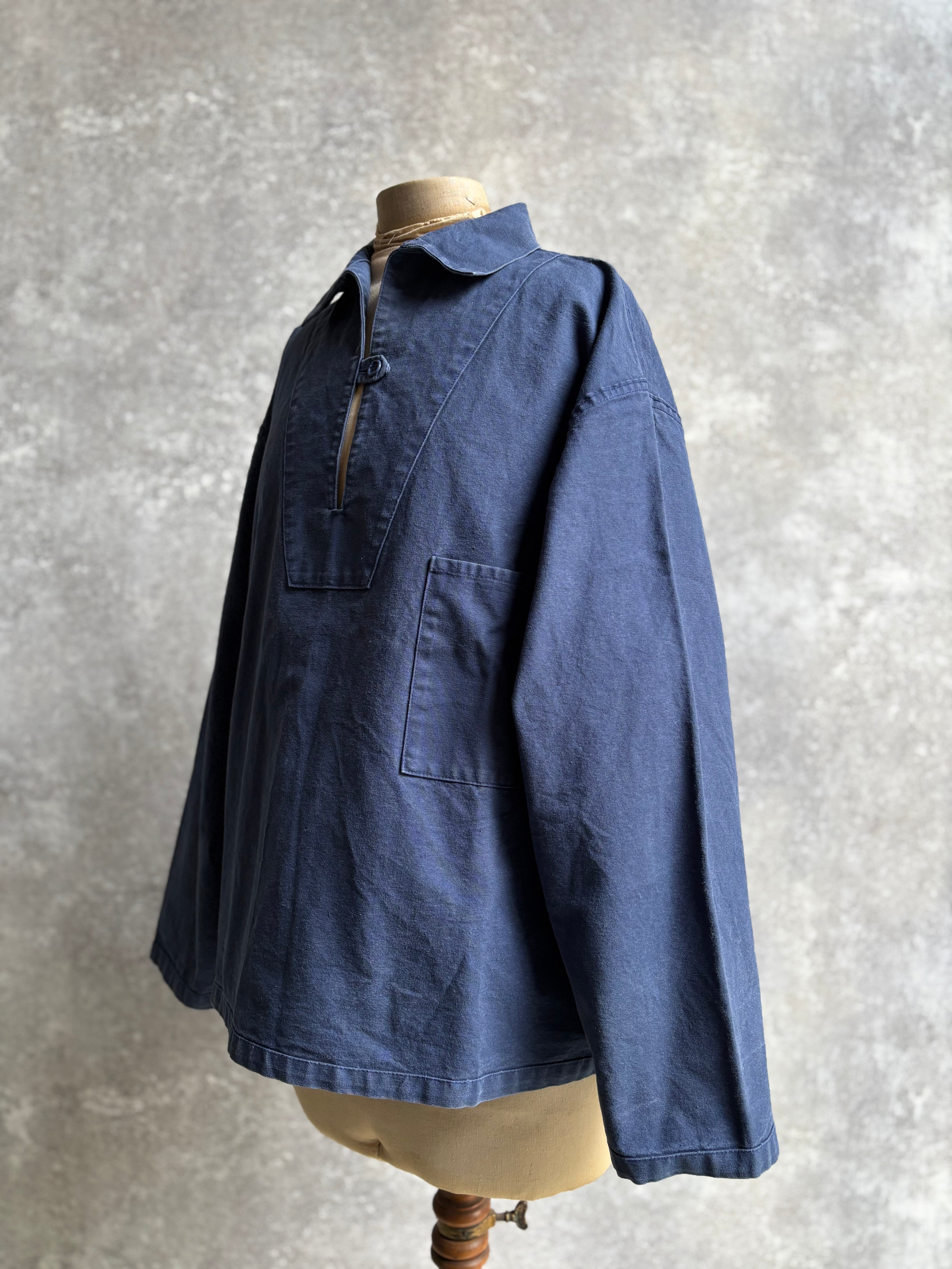 [1980's] Ababord Breton Fisherman Smock