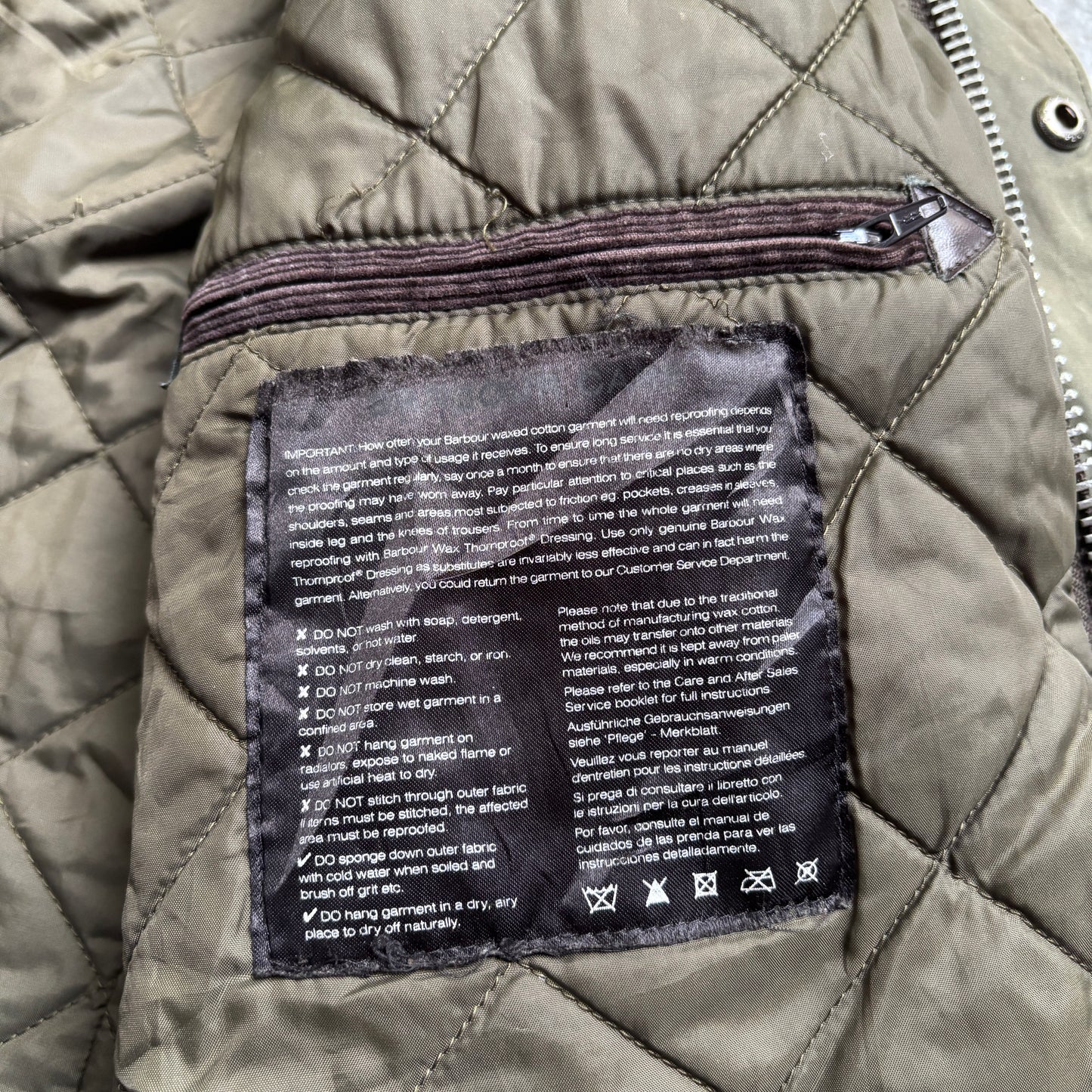 【2016年製】Barbour International Duke Wax Jacket