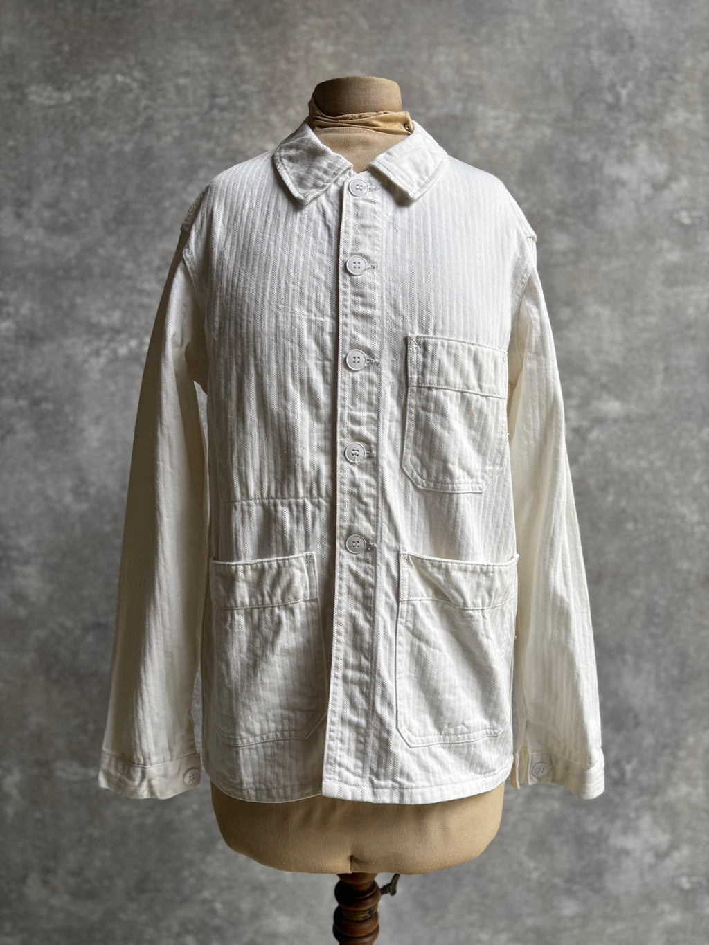 [~1960's] Vintage French HBT Work Jacket 『Adolphe Lafont』