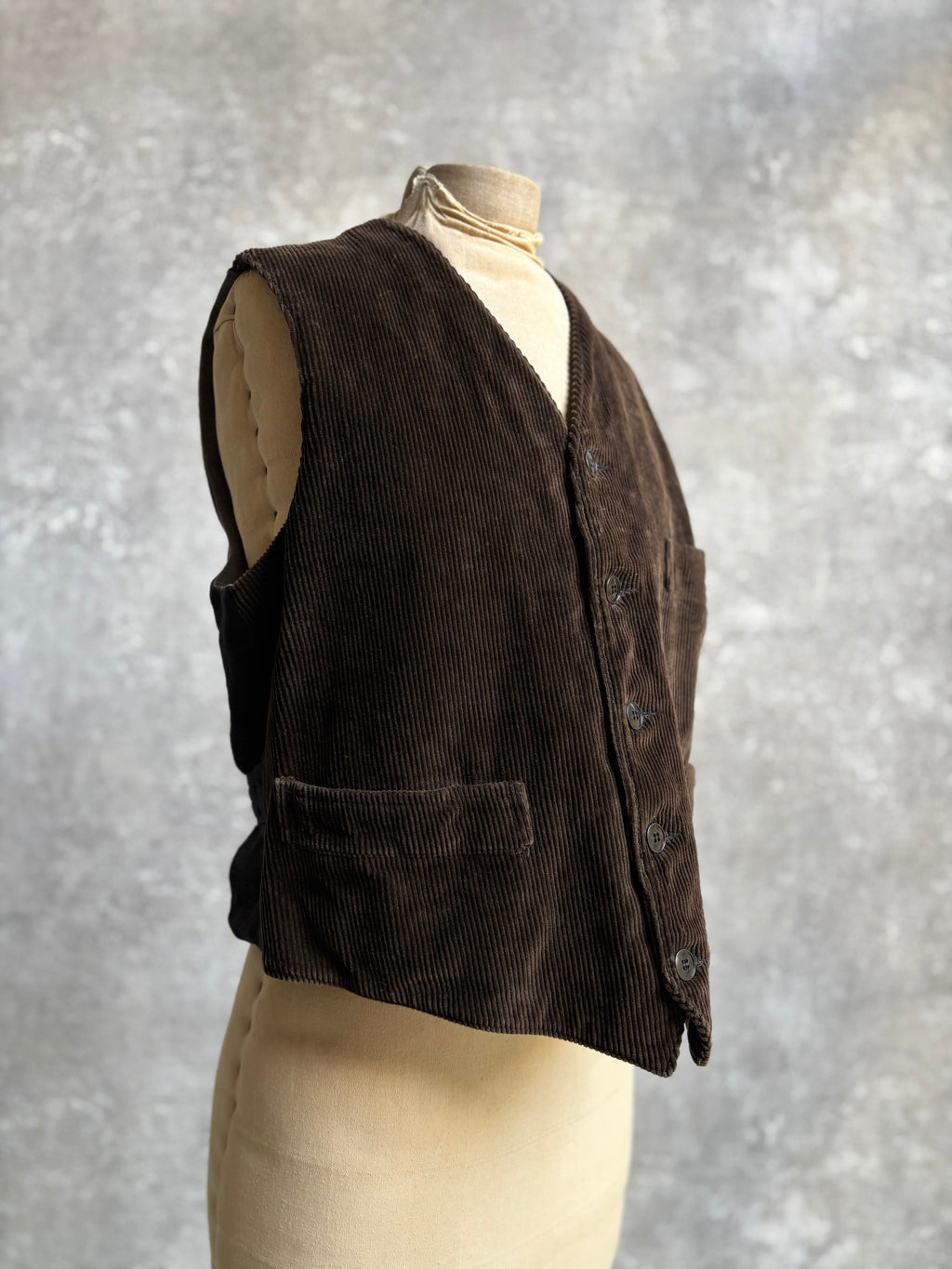【~1970's】 Vintage French Farmers Vest 『Le Chamonix ル シャモニー』