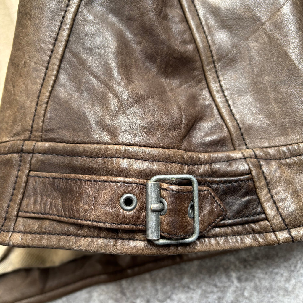 【1990's】Banana Republic Brown Leather Jacket