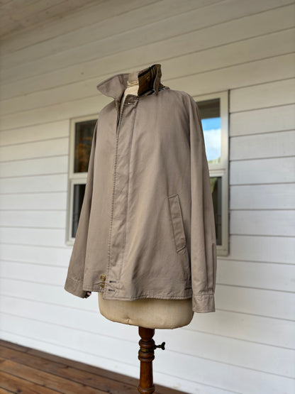 【1980's】Burberry's Beige Harrington Jacket