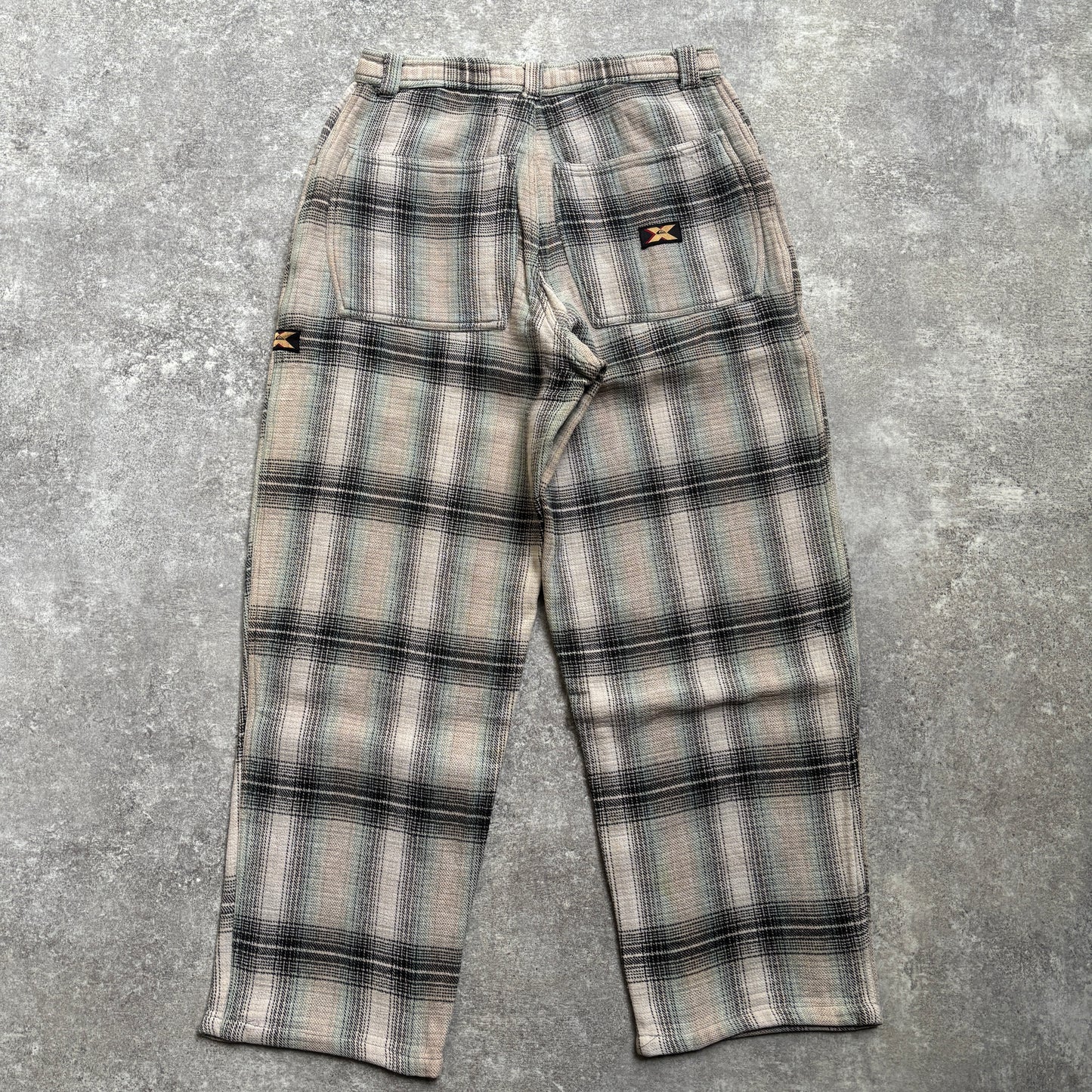 【1990's】Quiksilver Left Coast X-Culture Plaid Pants