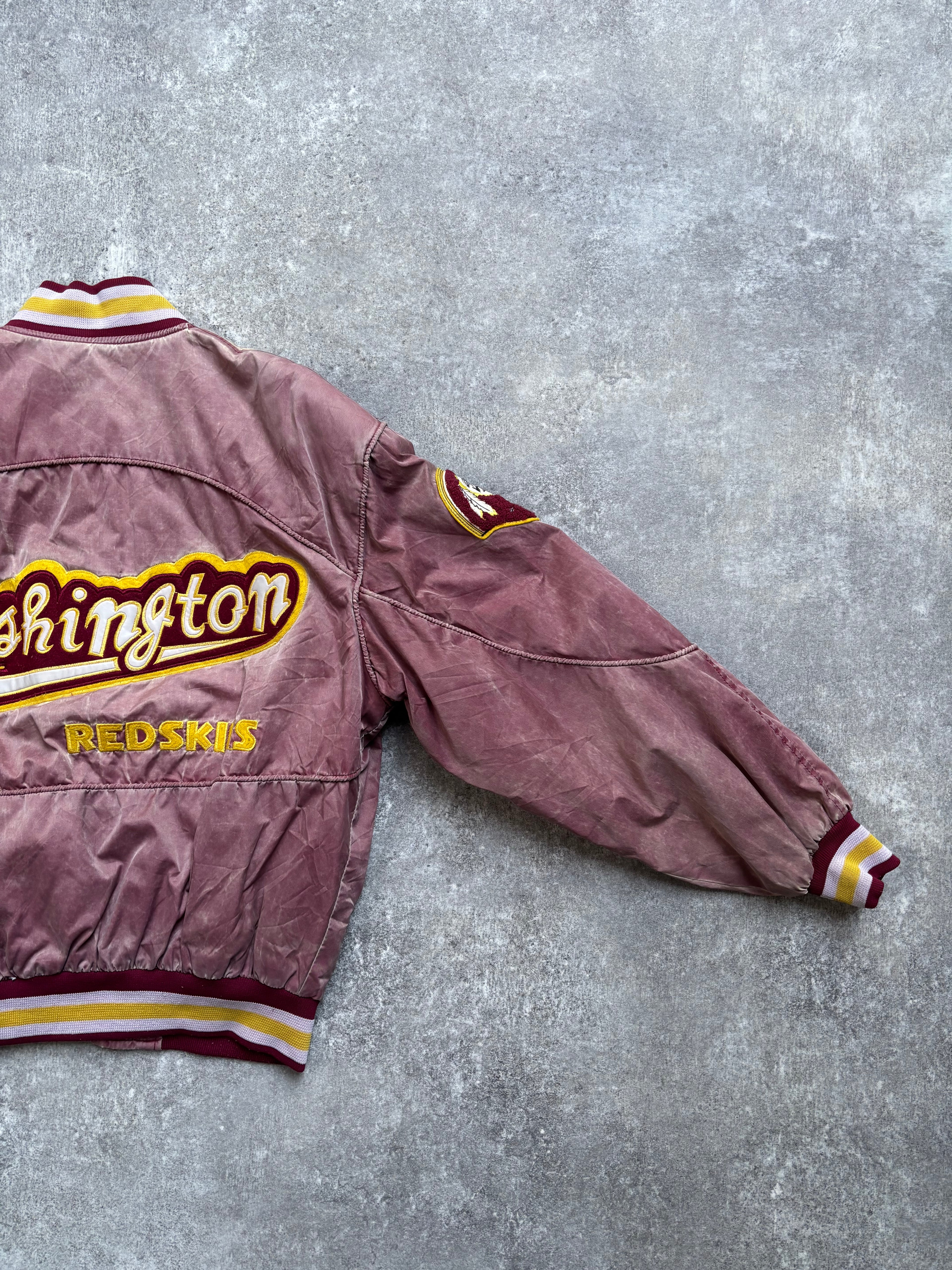 [1990's] NFL Washington Redskins Varsity Fade Jacket