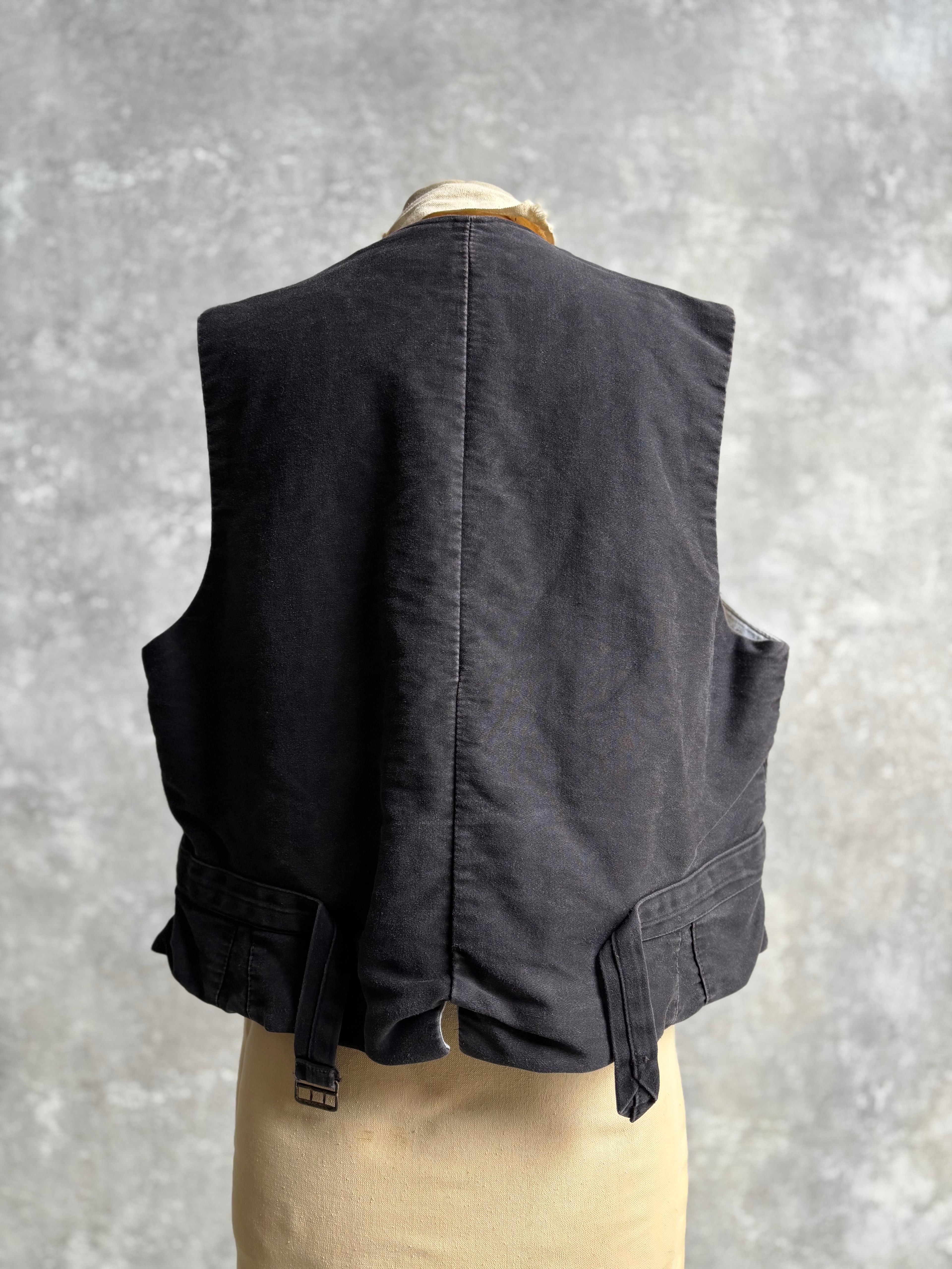 【~1970's】 Vintage French Farmers Vest Jeanot