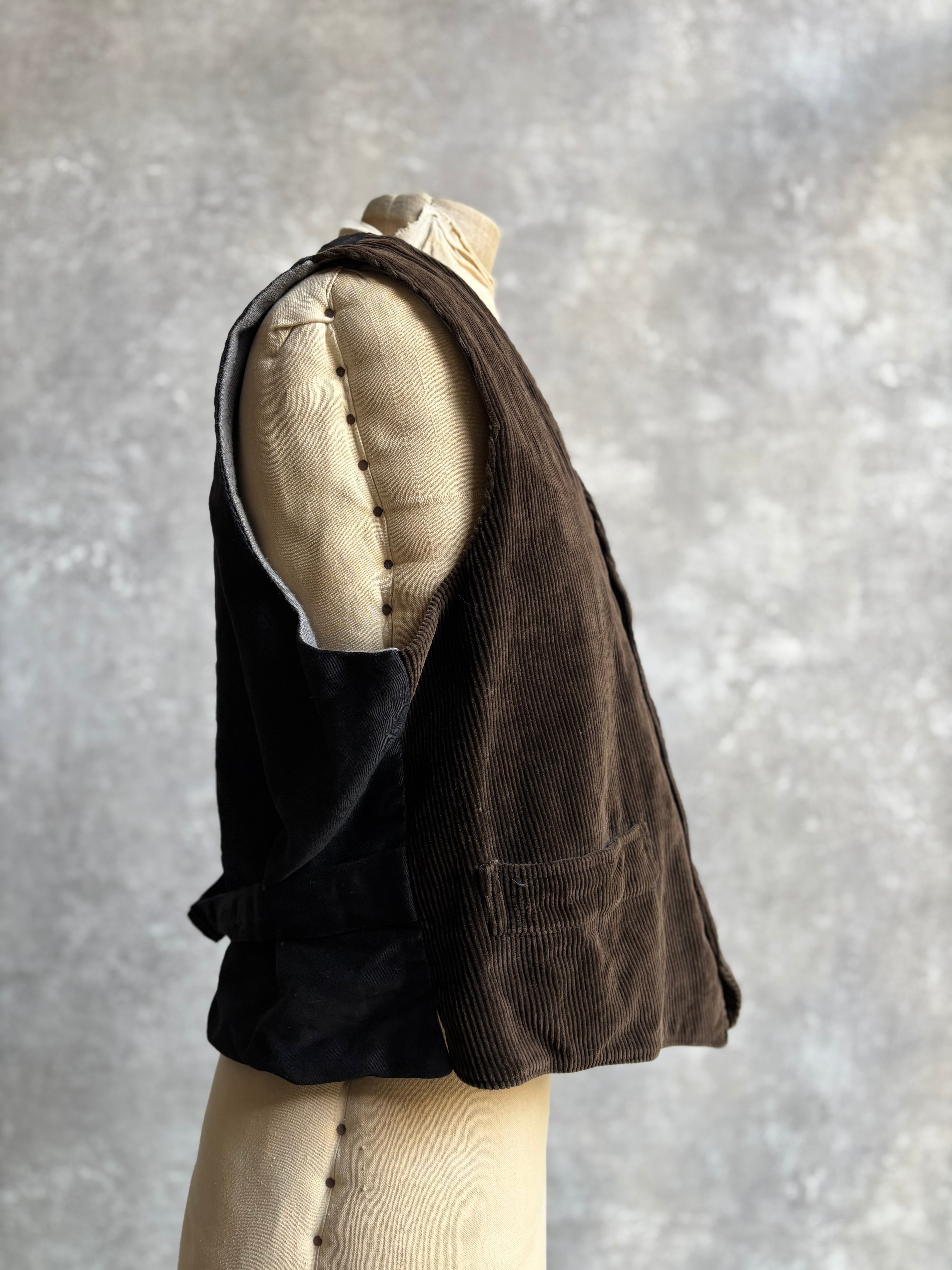 【~1970's】 Vintage French Farmers Vest 『Le Chamonix ル シャモニー』