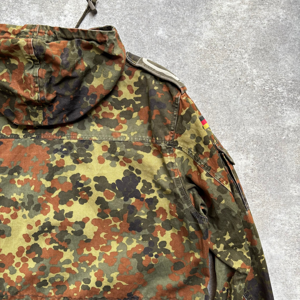 【~1990's】German Bundeswehr Flecktarn Camouflage Parka