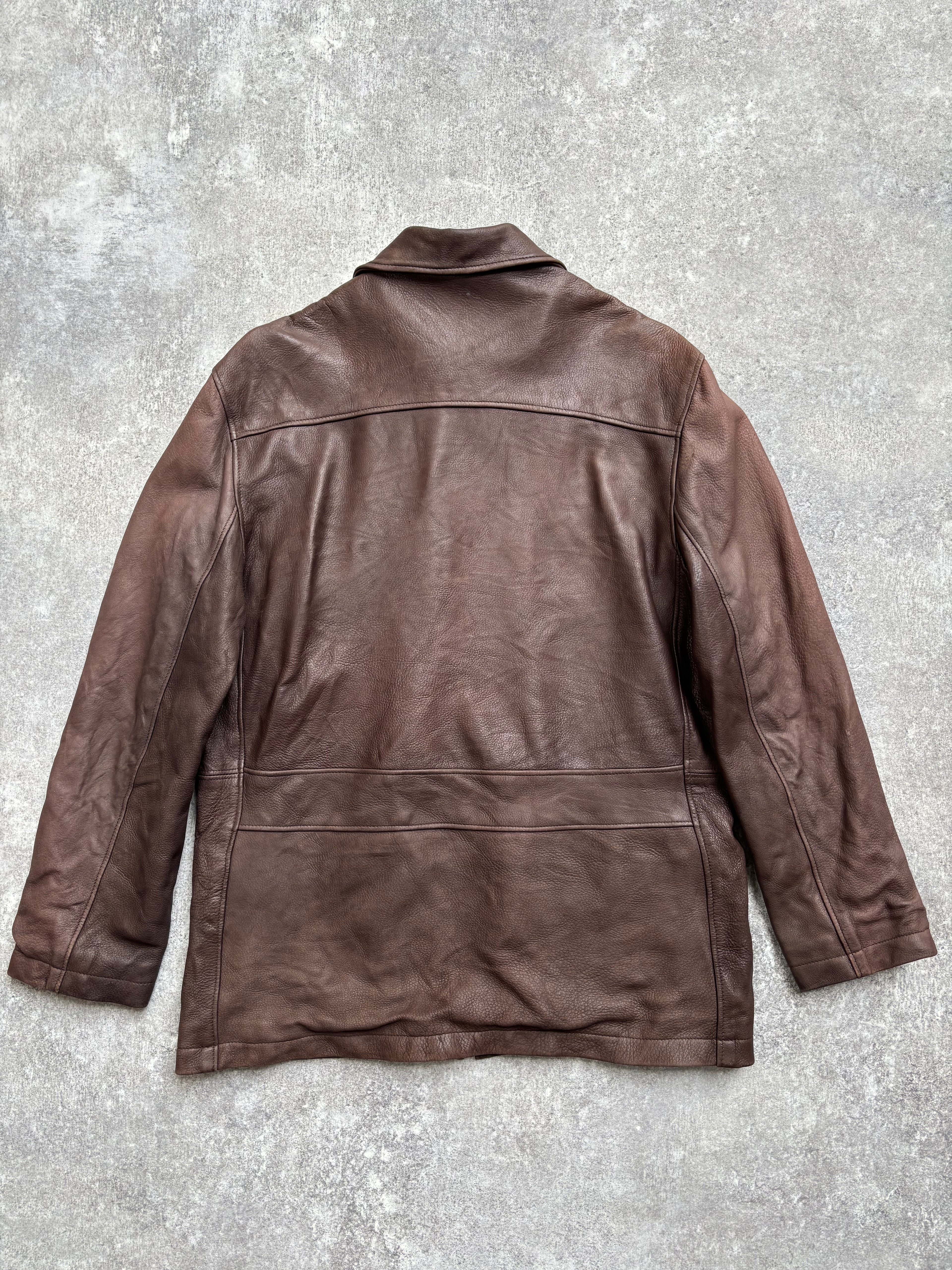 【1970‘s】 Roots Brown Leather Jacket