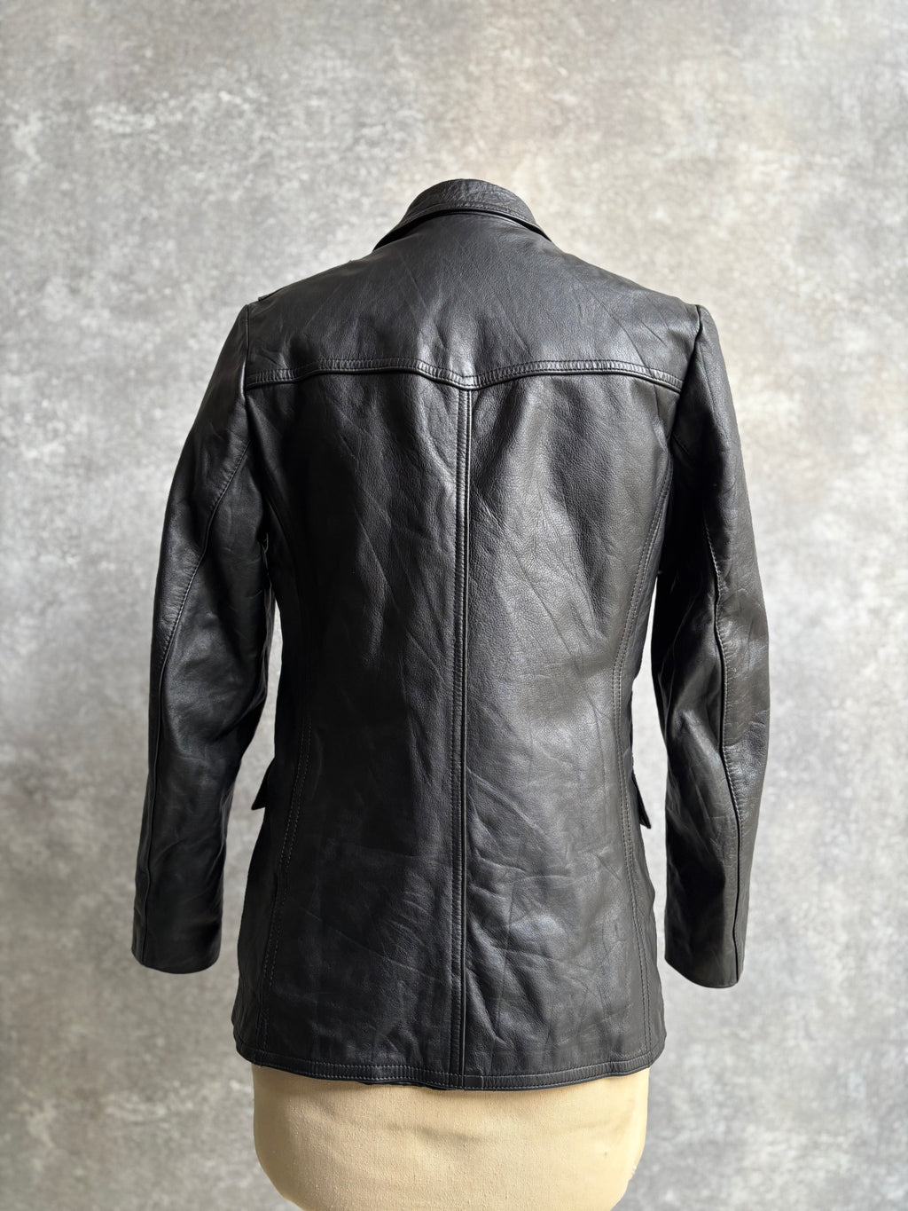 【1991】Vintage Leather German Police Jacket