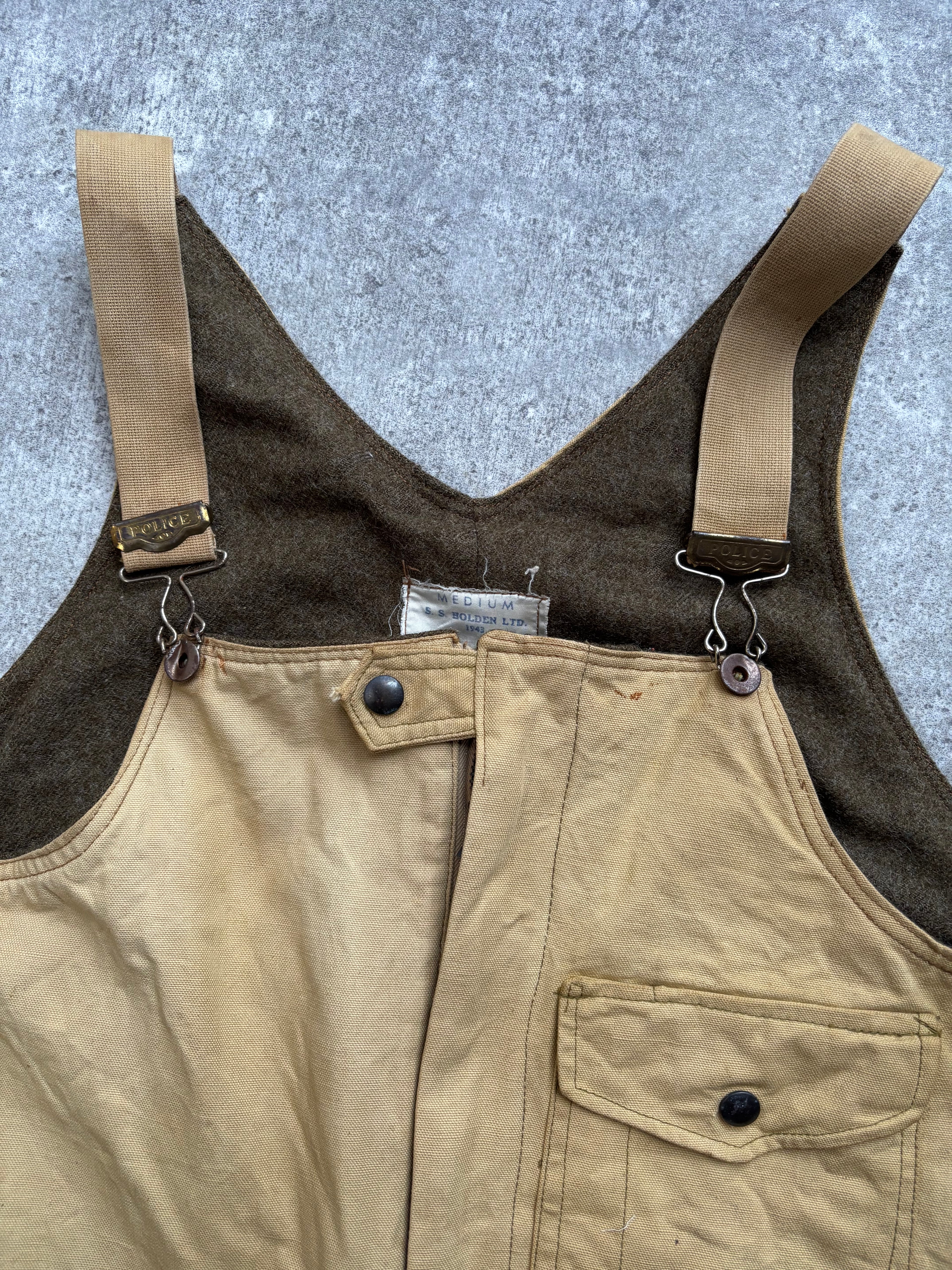 【1943】Canadian Military Wool-Lined Overalls by S.S. Holden Ltd