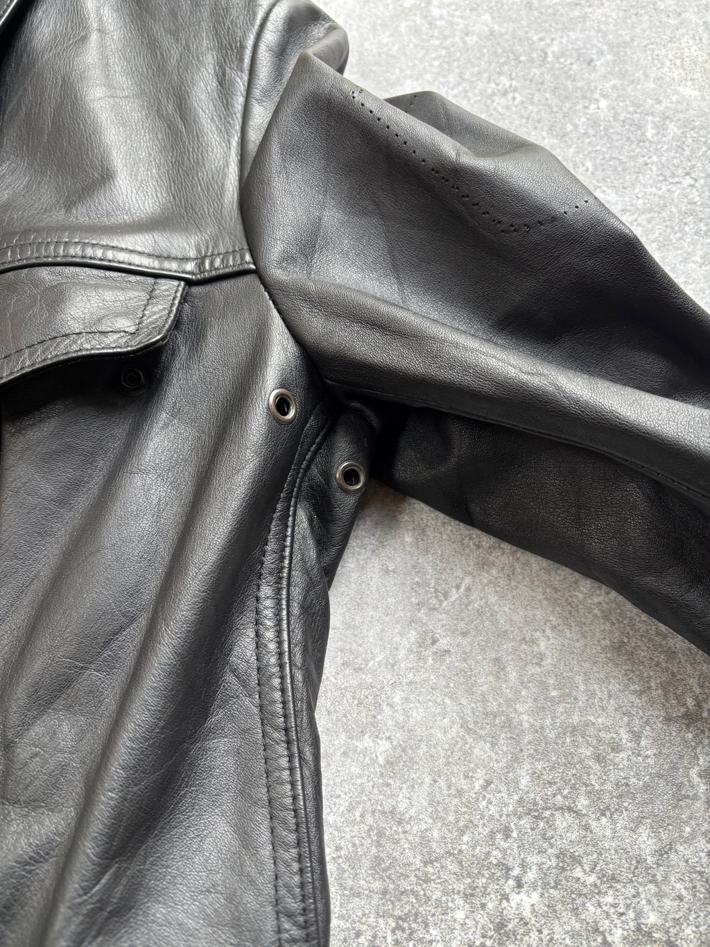 【1991】Vintage Leather German Police Jacket