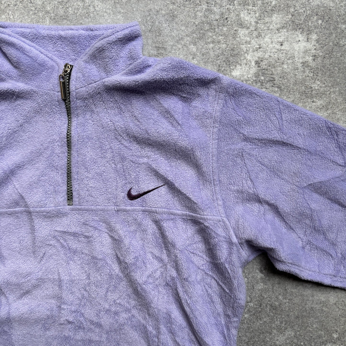 【1990's】Nike Purple Half Zip Fleece Pullover