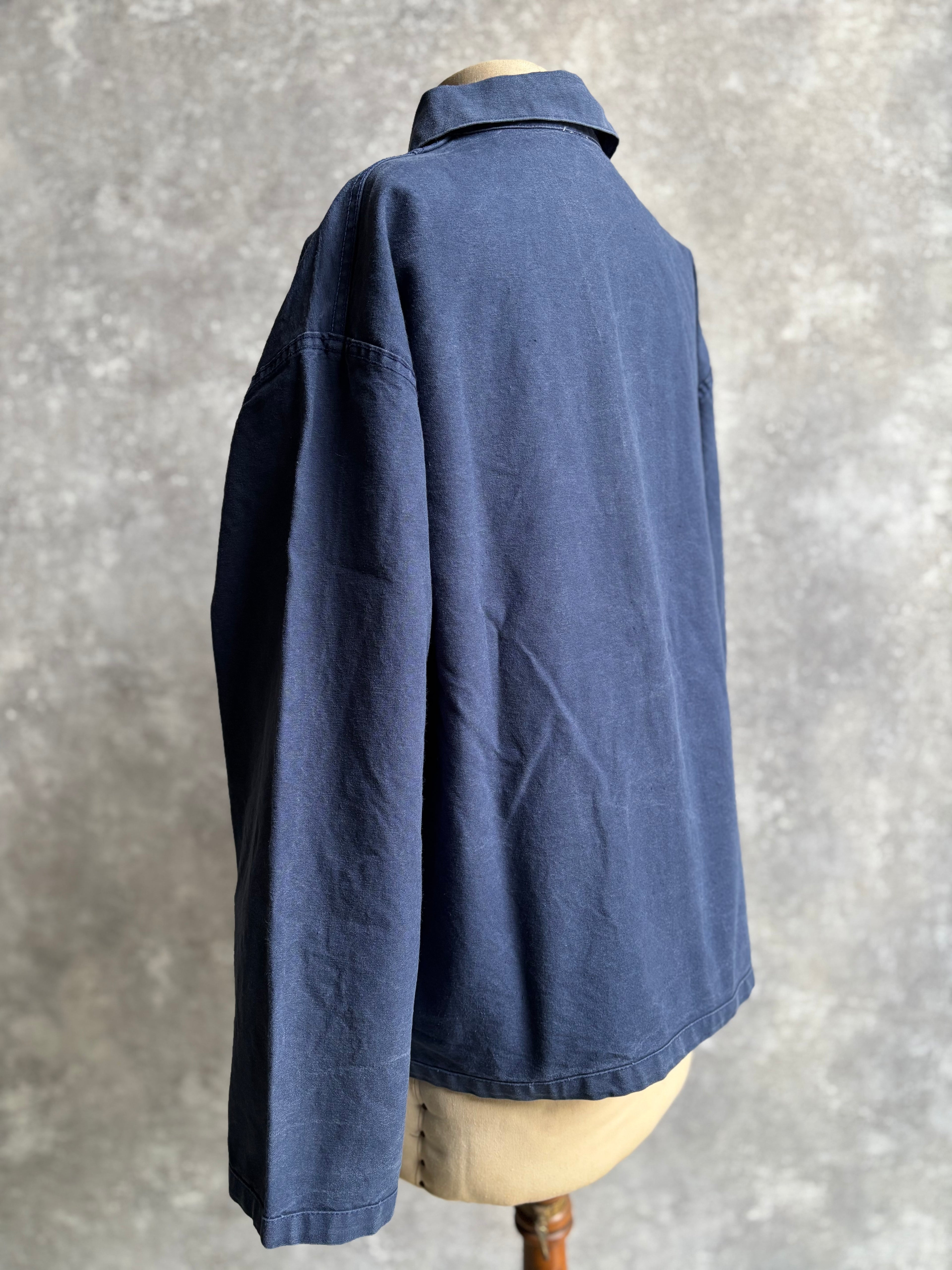 [1980's] Ababord Breton Fisherman Smock