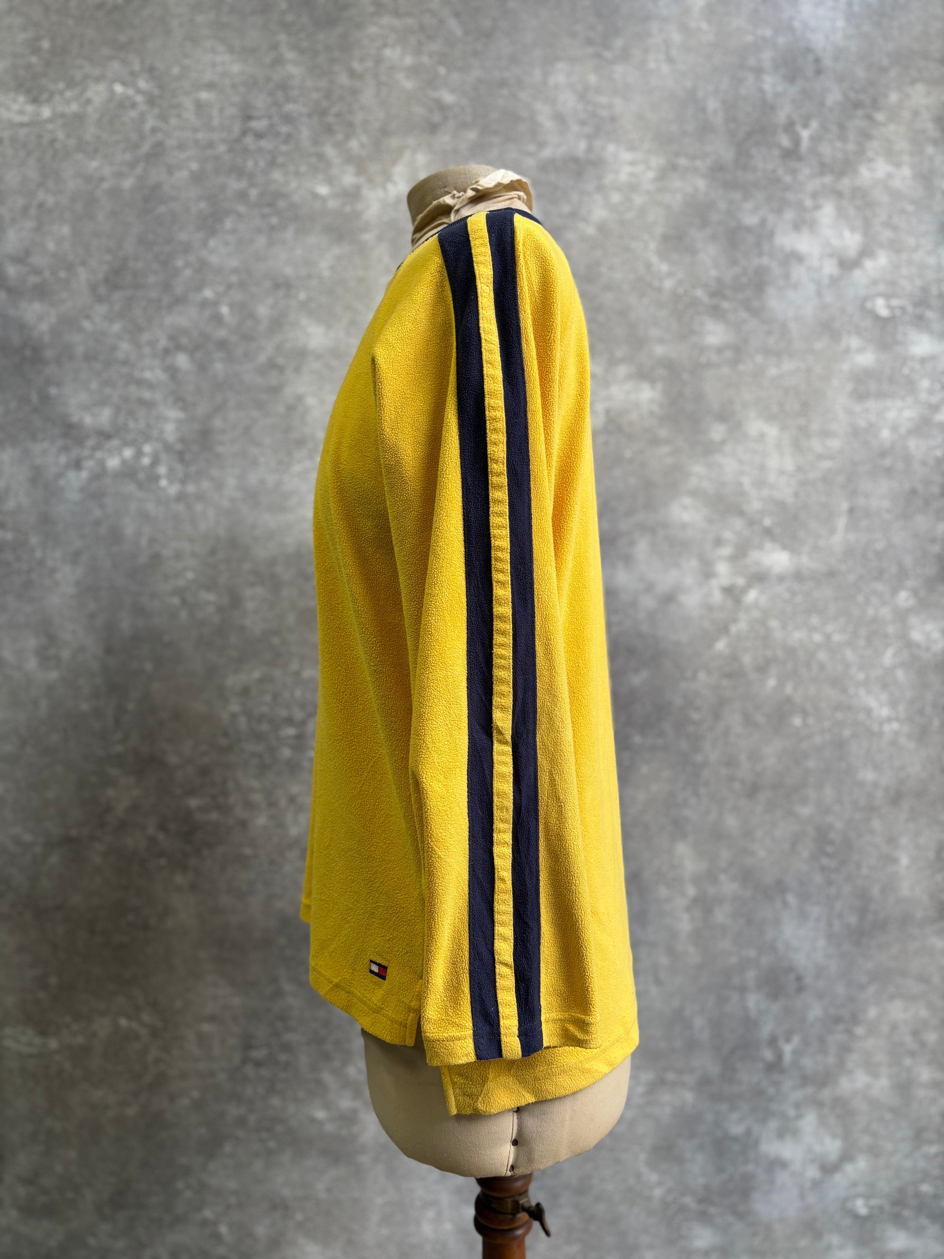 【1990’s】Tommy Hilfiger Yellow Fleece Long Sleeve