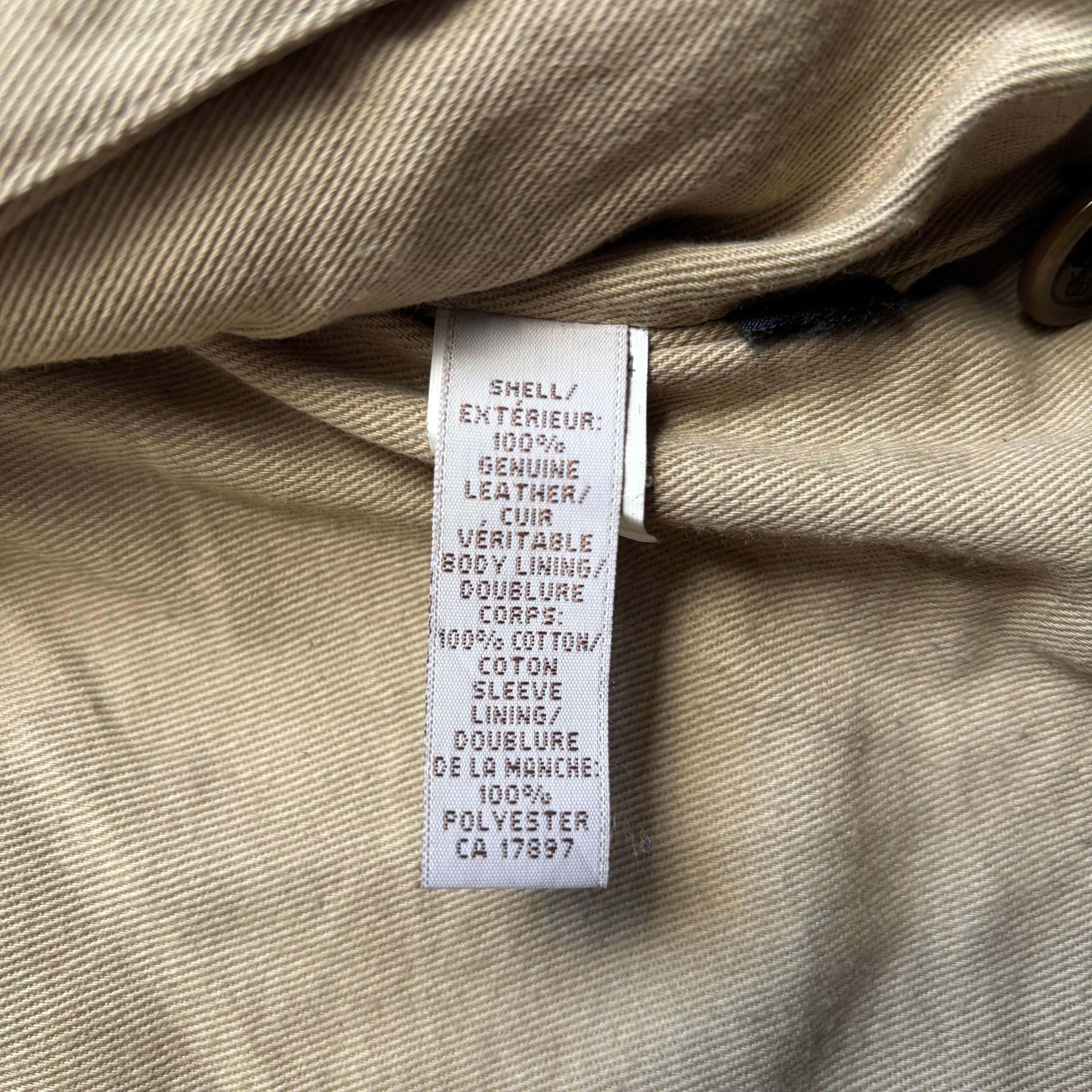 【1990's】Banana Republic Brown Leather Jacket