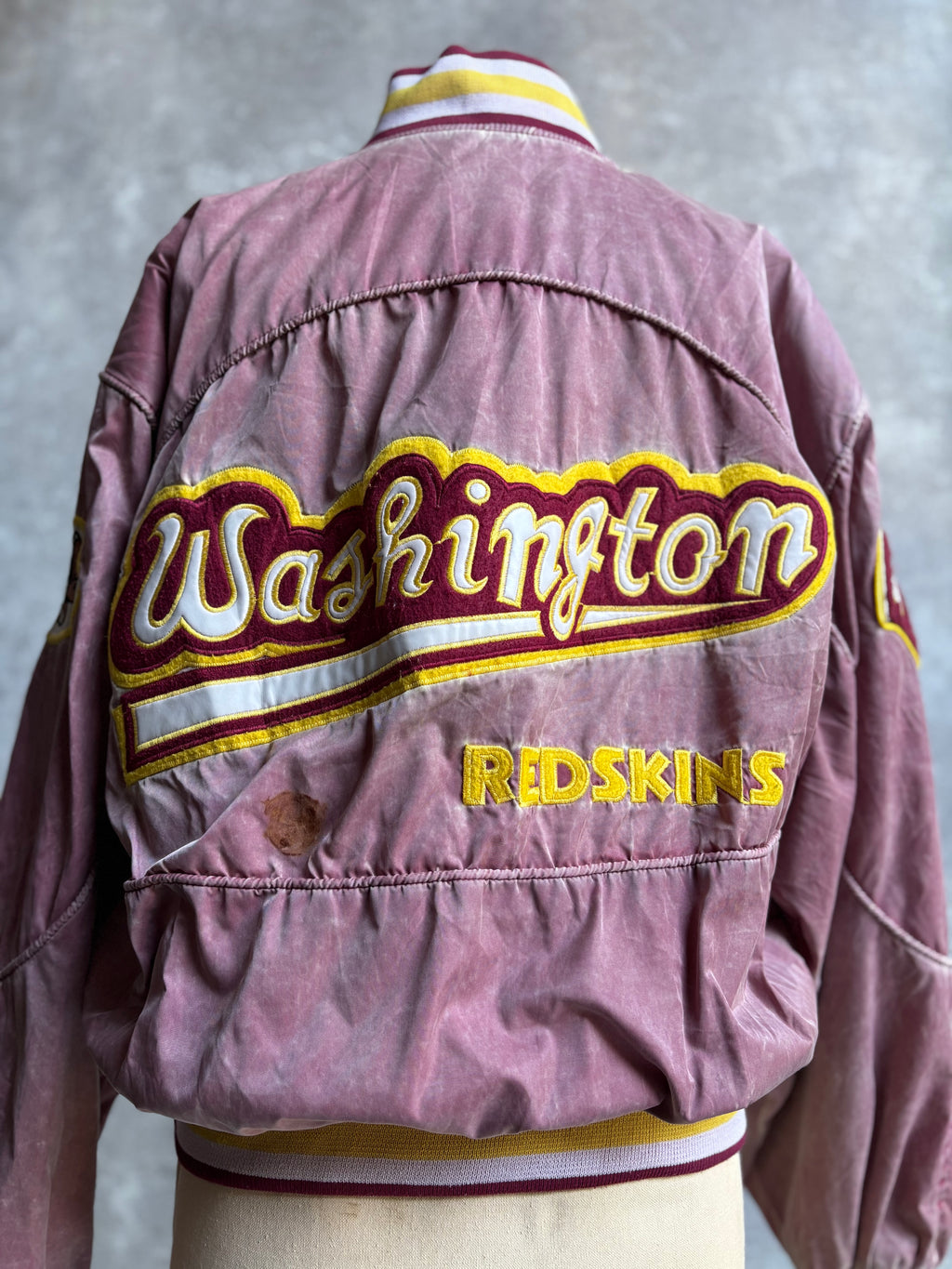 [1990's] NFL Washington Redskins Varsity Fade Jacket