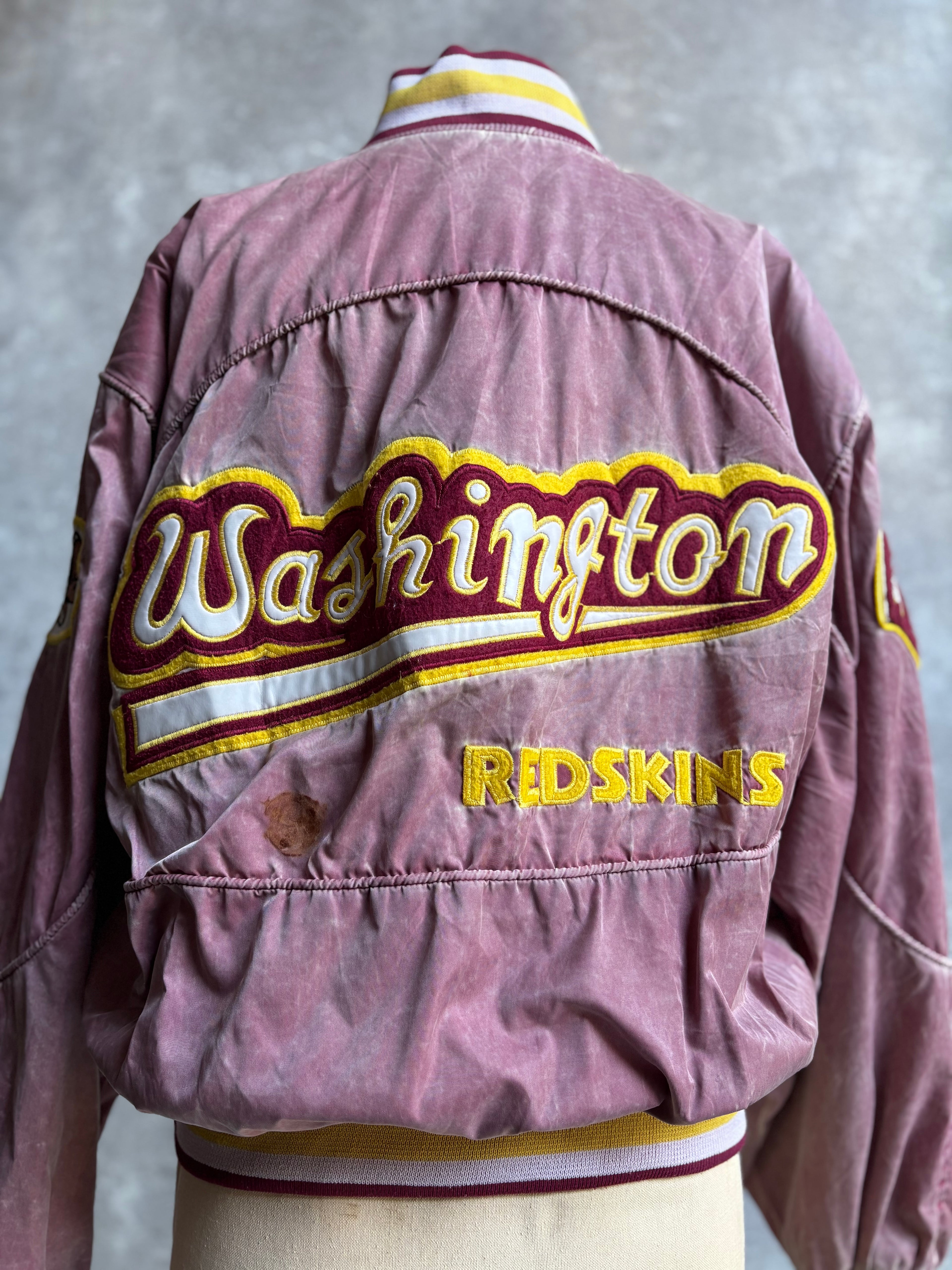[1990's] NFL Washington Redskins Varsity Fade Jacket