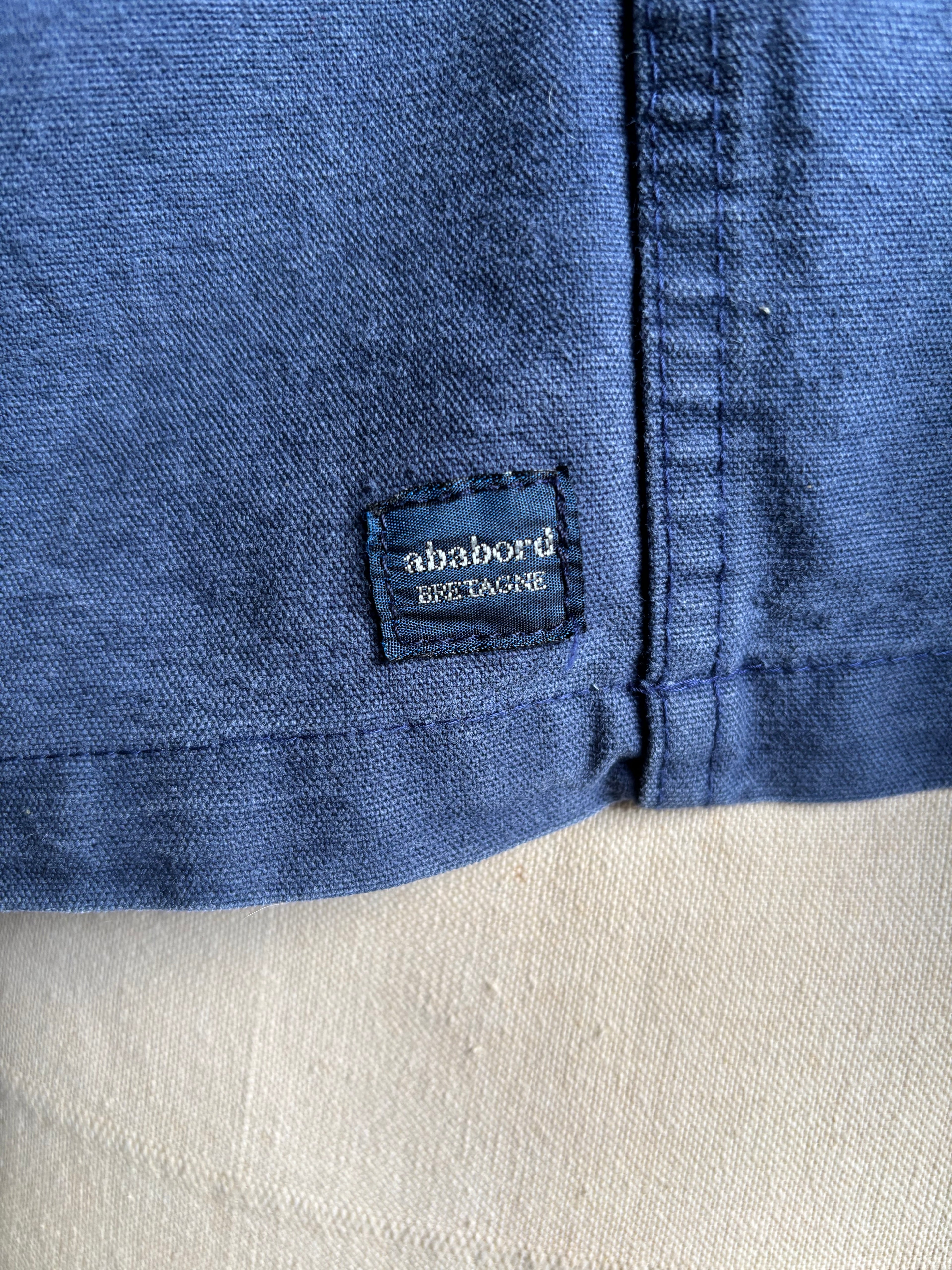 [1980's] Ababord Breton Fisherman Smock
