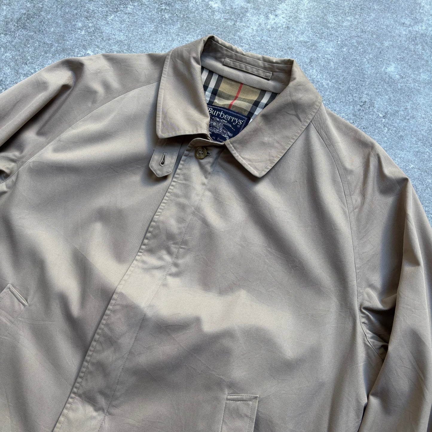 【1980's】Burberry's Beige Harrington Jacket