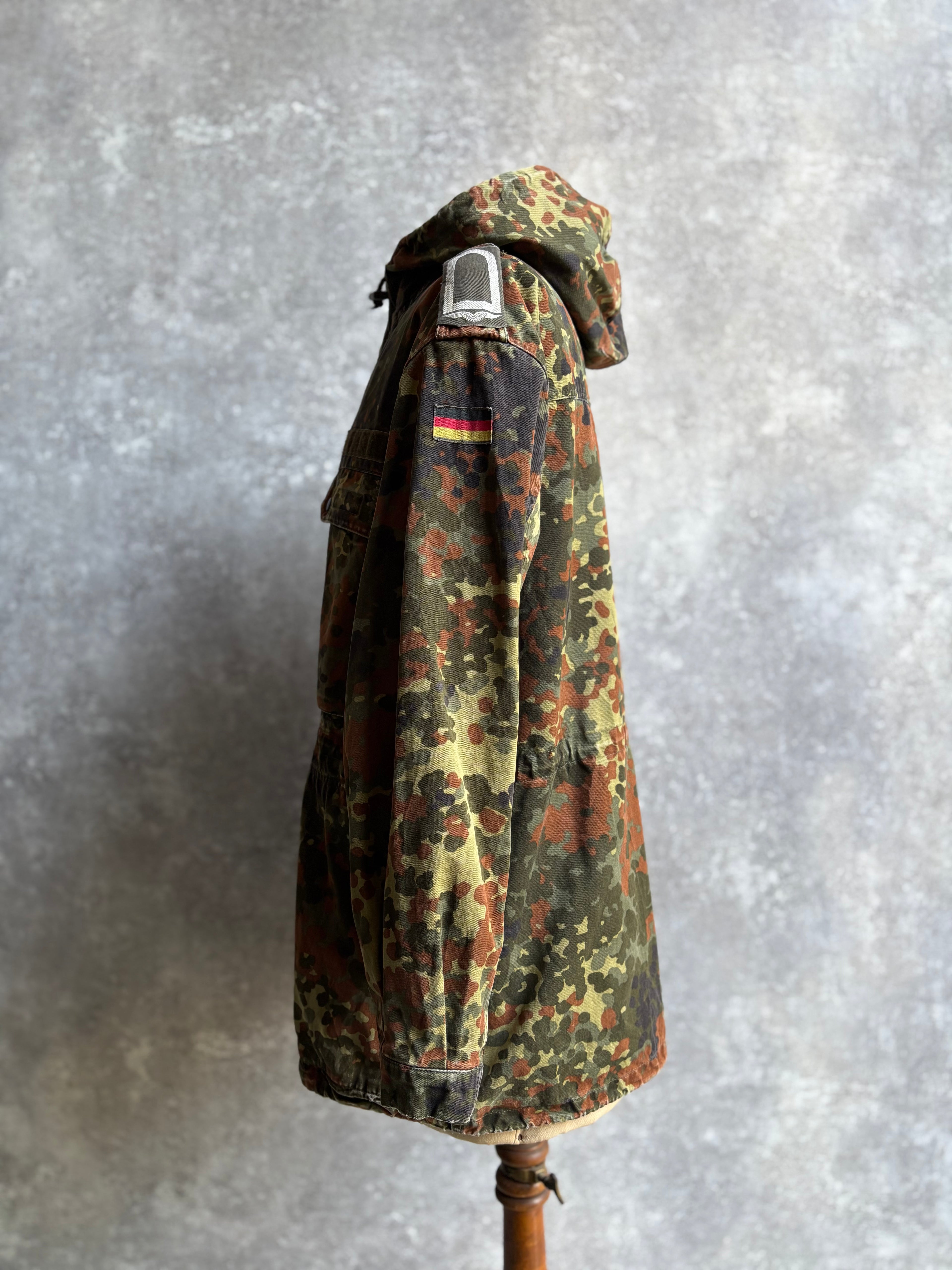 【~1990's】German Bundeswehr Flecktarn Camouflage Parka