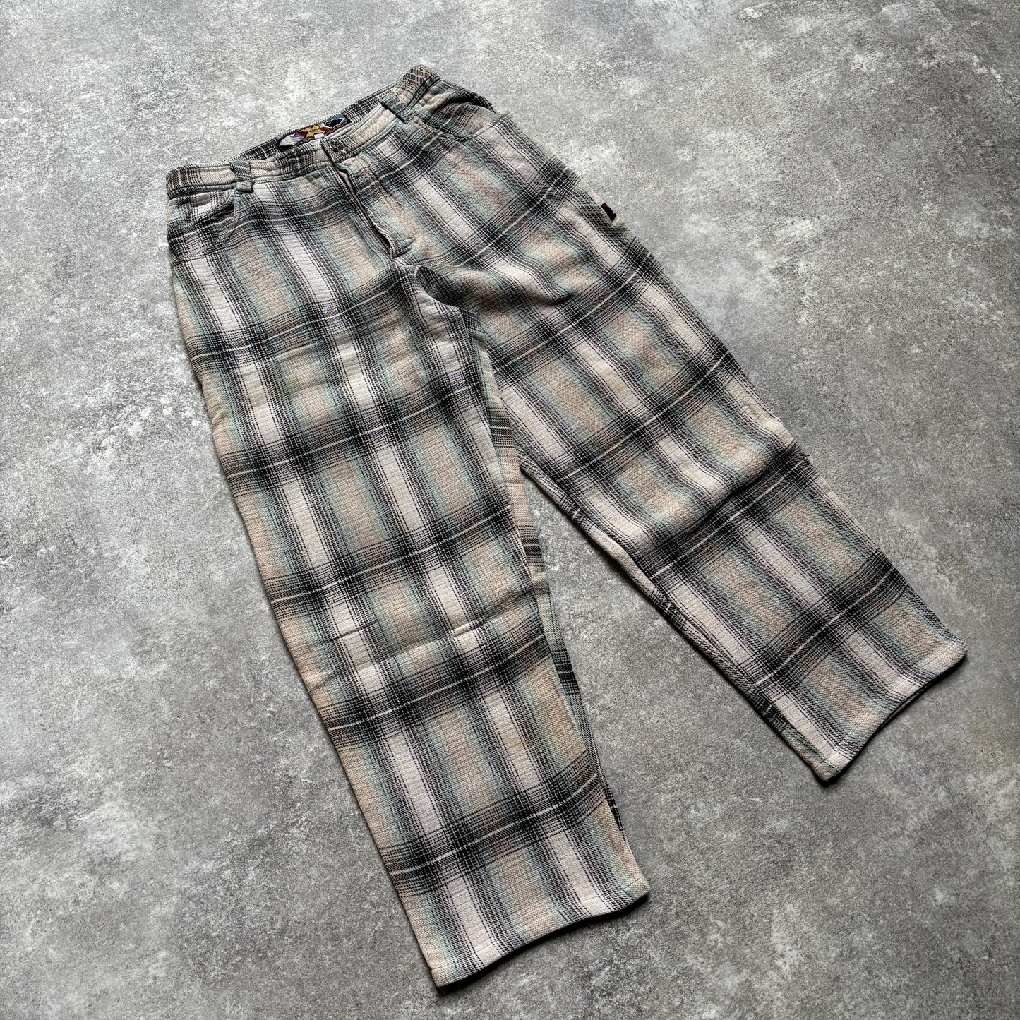 【1990's】Quiksilver Left Coast X-Culture Plaid Pants