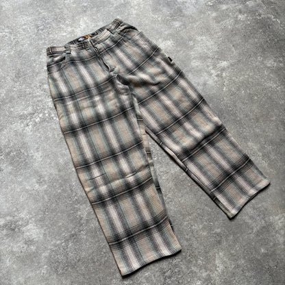 【1990's】Quiksilver Left Coast X-Culture Plaid Pants