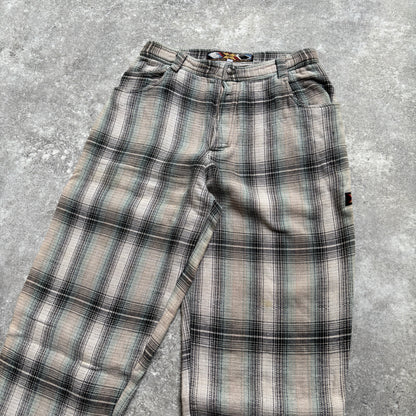 【1990's】Quiksilver Left Coast X-Culture Plaid Pants