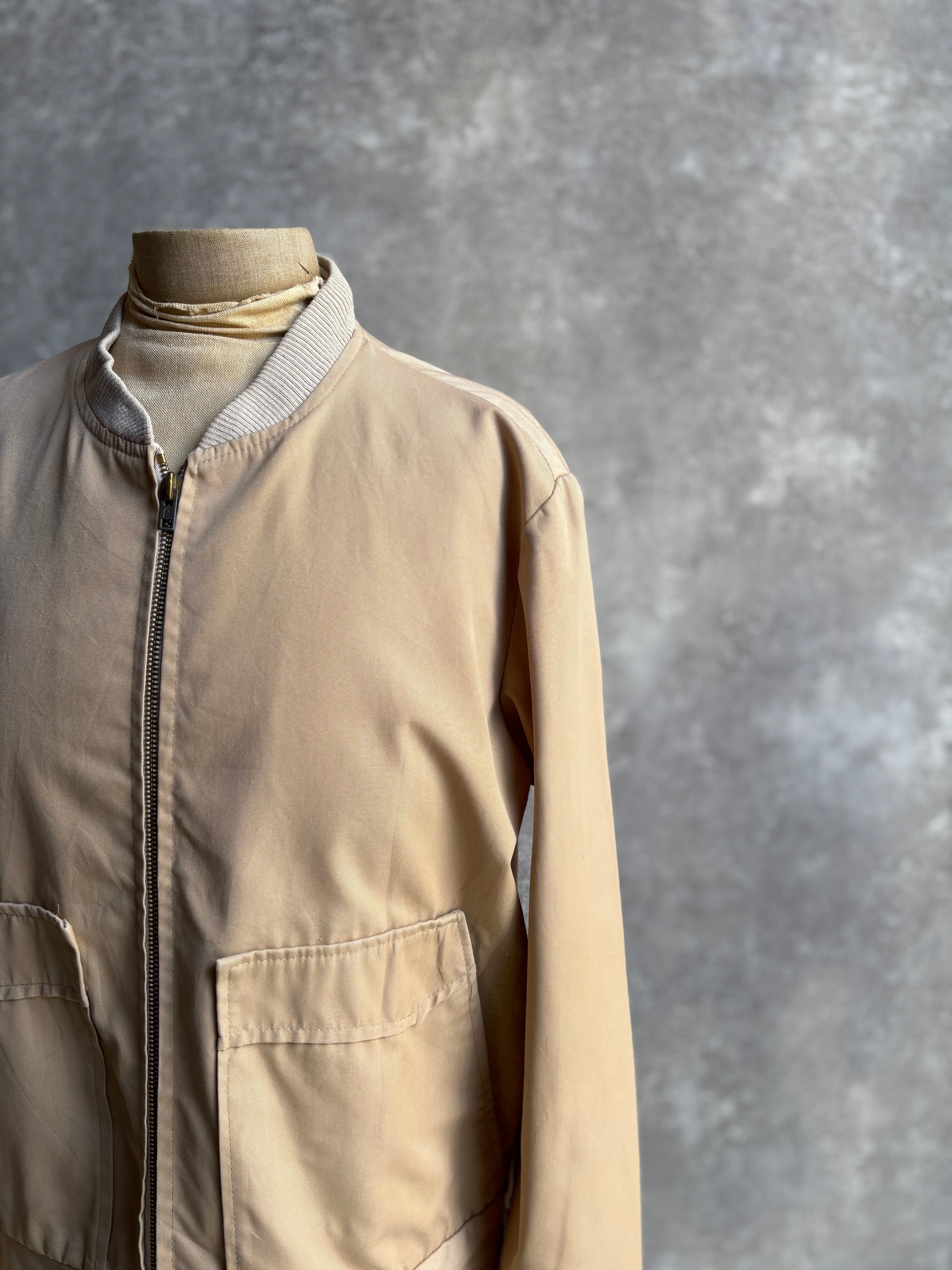 【~1980's】Vintage zip up sports blouson