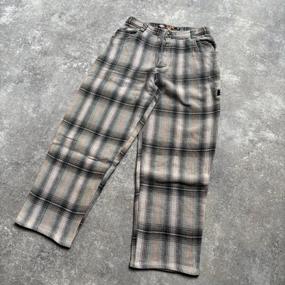 【1990's】Quiksilver Left Coast X-Culture Plaid Pants