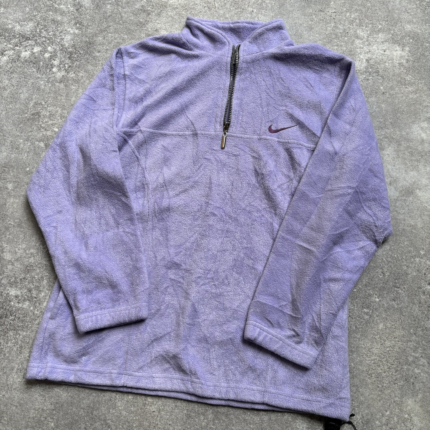 【1990's】Nike Purple Half Zip Fleece Pullover