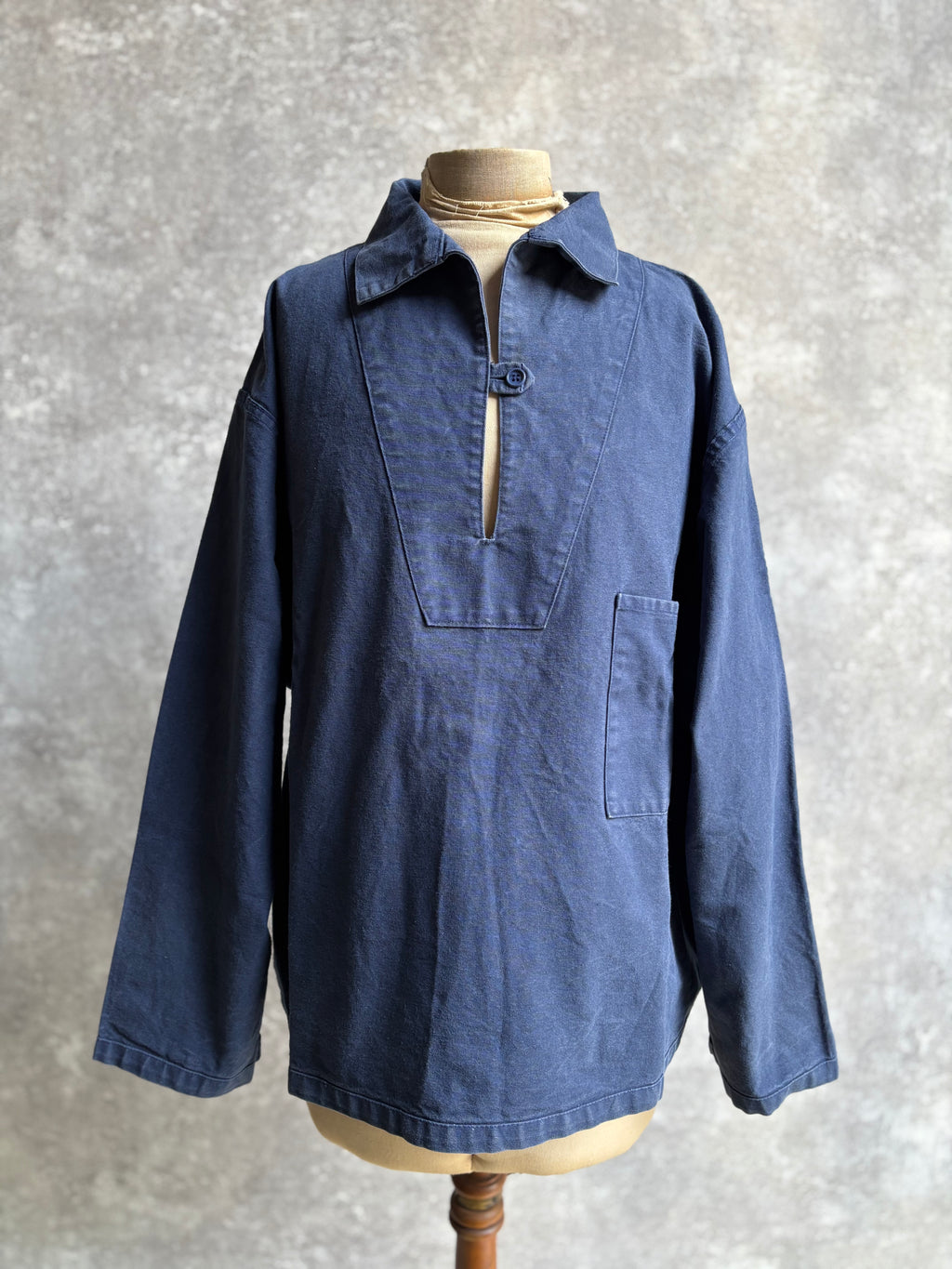[1980's] Ababord Breton Fisherman Smock