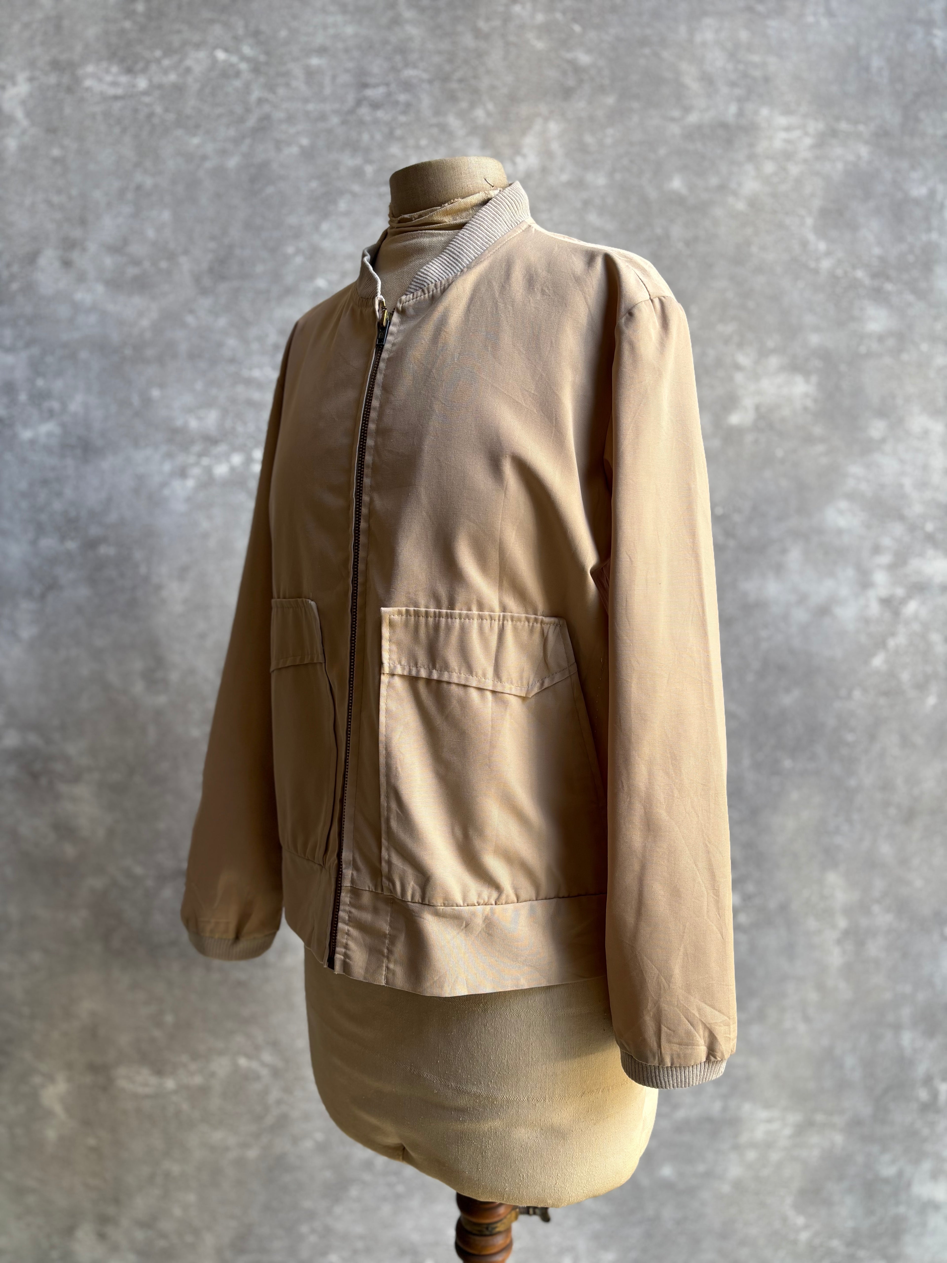 【~1980's】Vintage zip up sports blouson