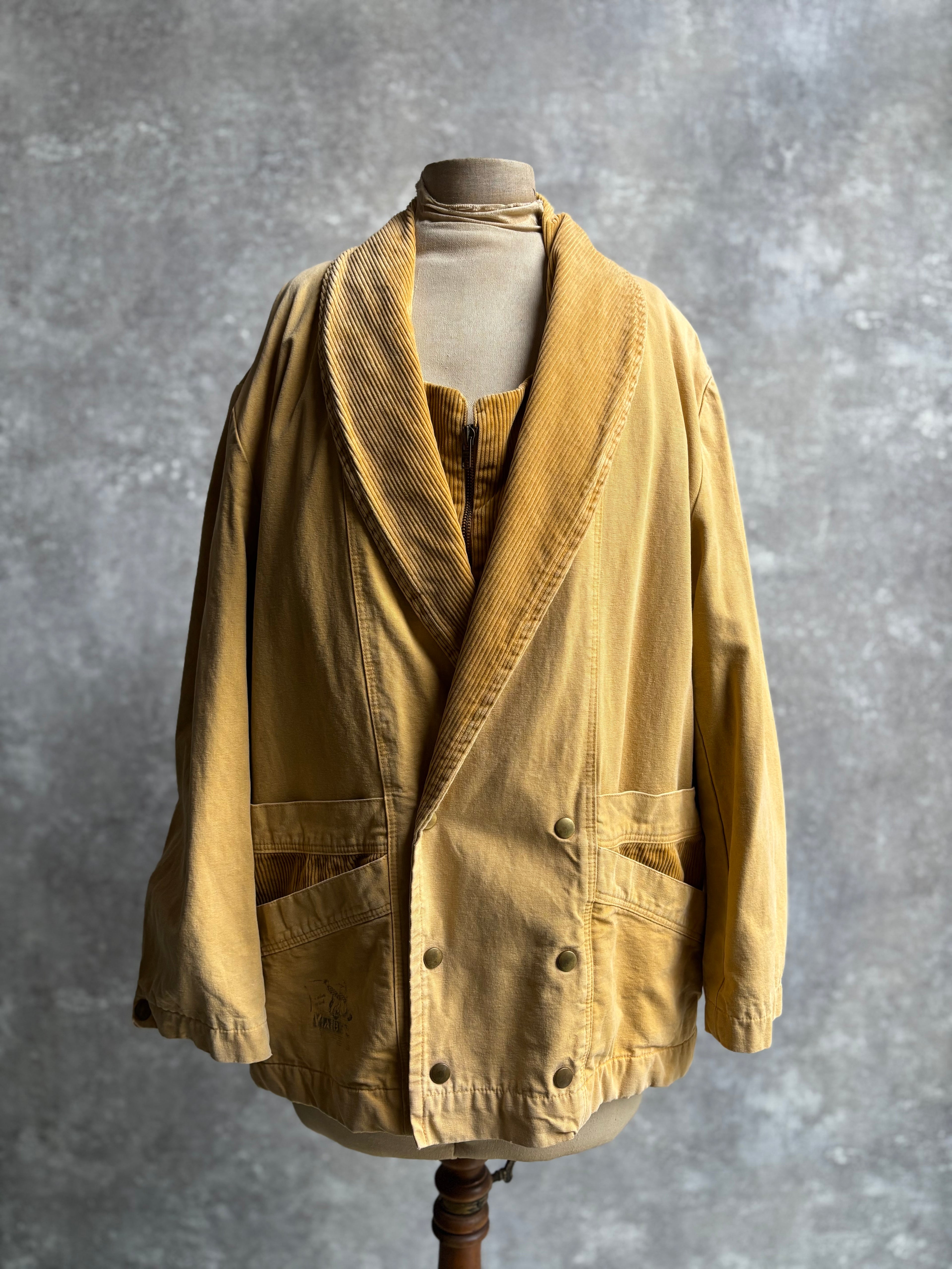 【~1970's】 Vintage Italy Corduroy Work Jacket 『Vabene ヴァベネ』