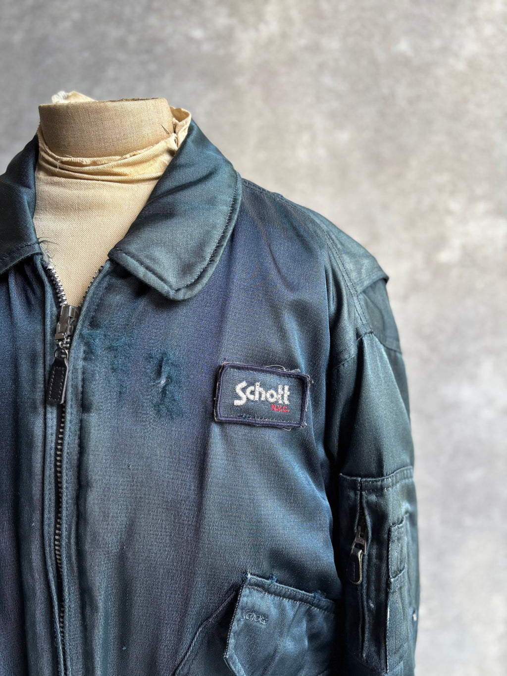 [1980's] Schott CWU-R Flight Jacket