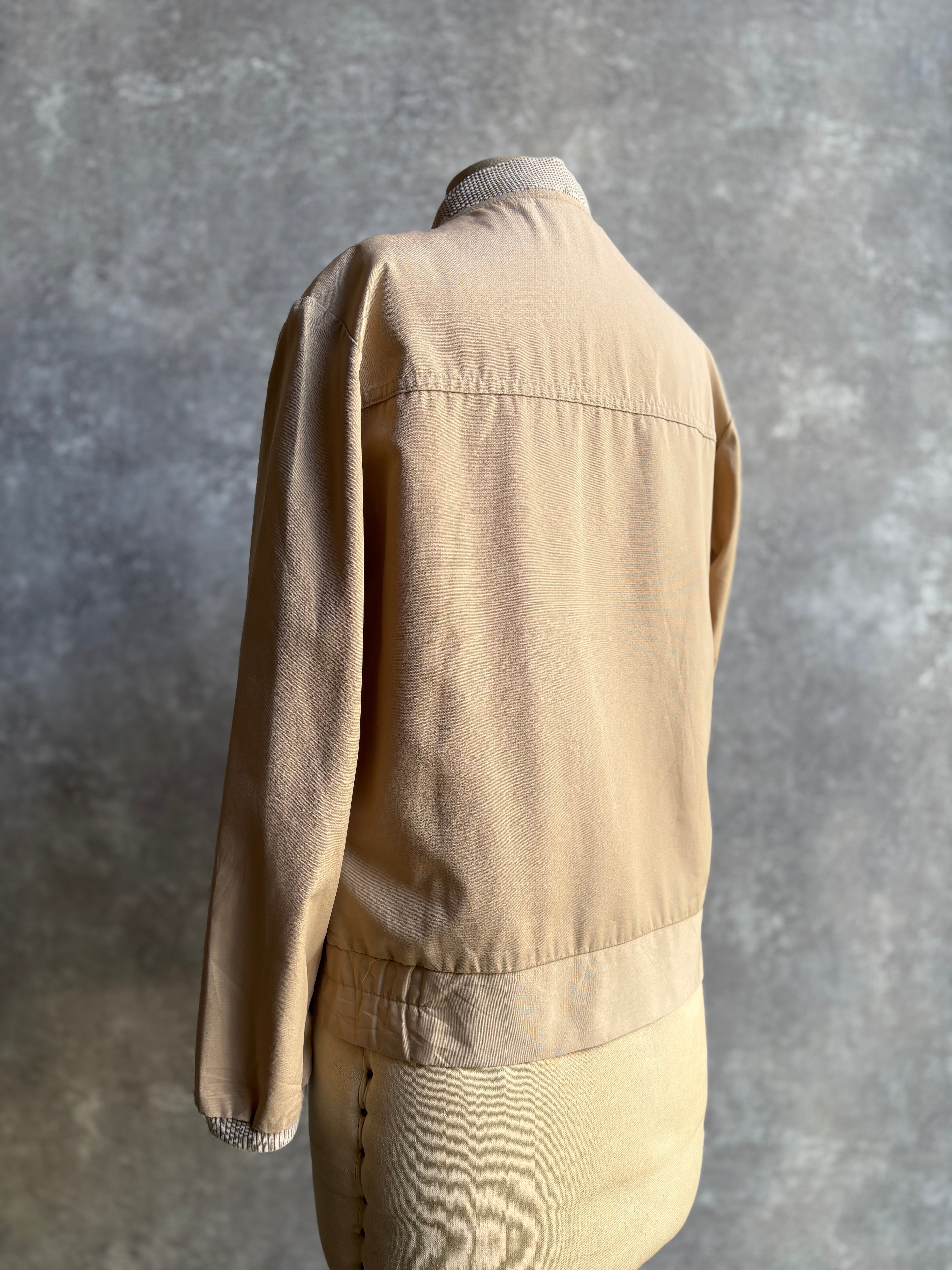 【~1980's】Vintage zip up sports blouson