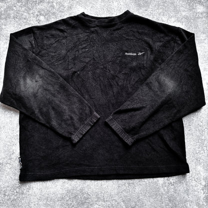 【1990’s】Reebok Black Fleece Long Sleeve Shirt