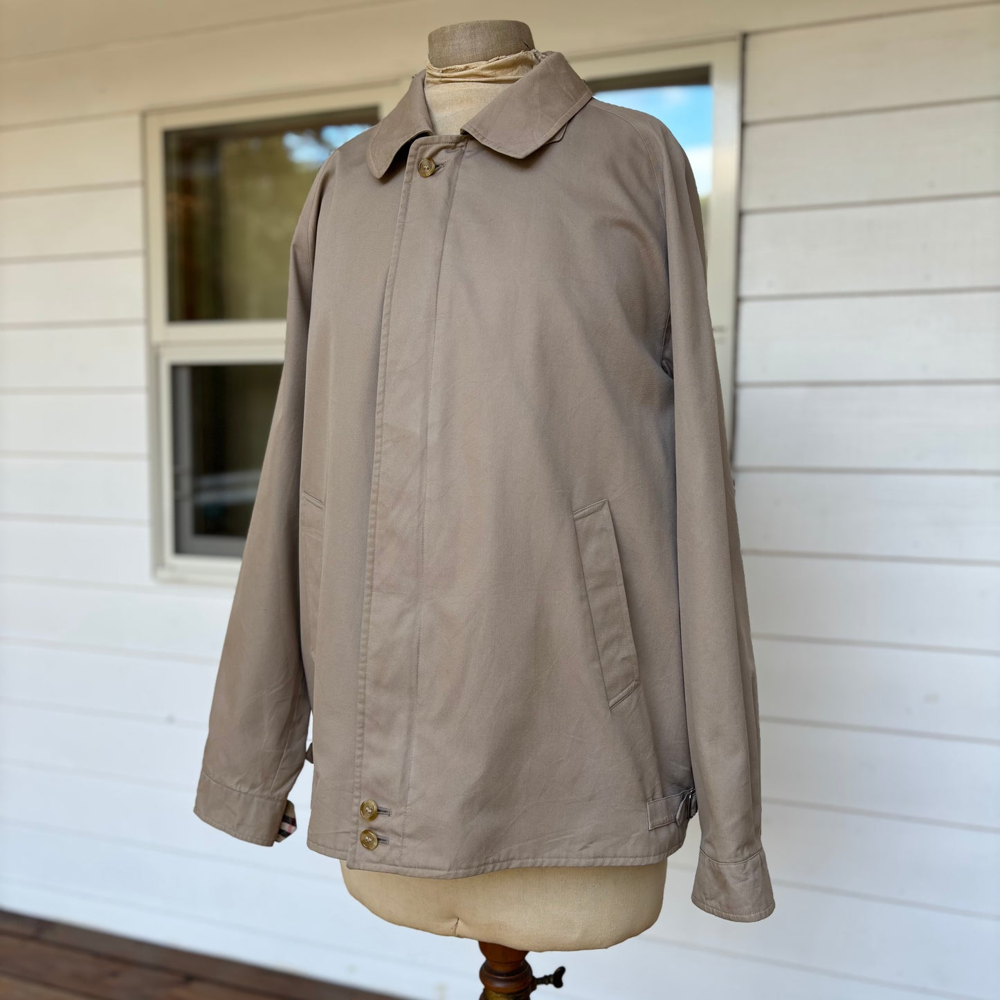 【1980's】Burberry's Beige Harrington Jacket