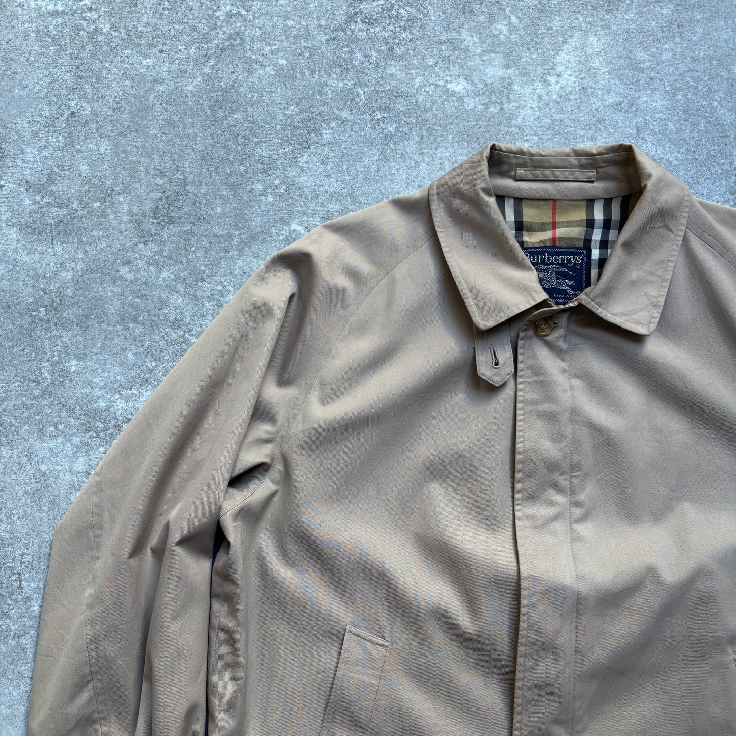 【1980's】Burberry's Beige Harrington Jacket