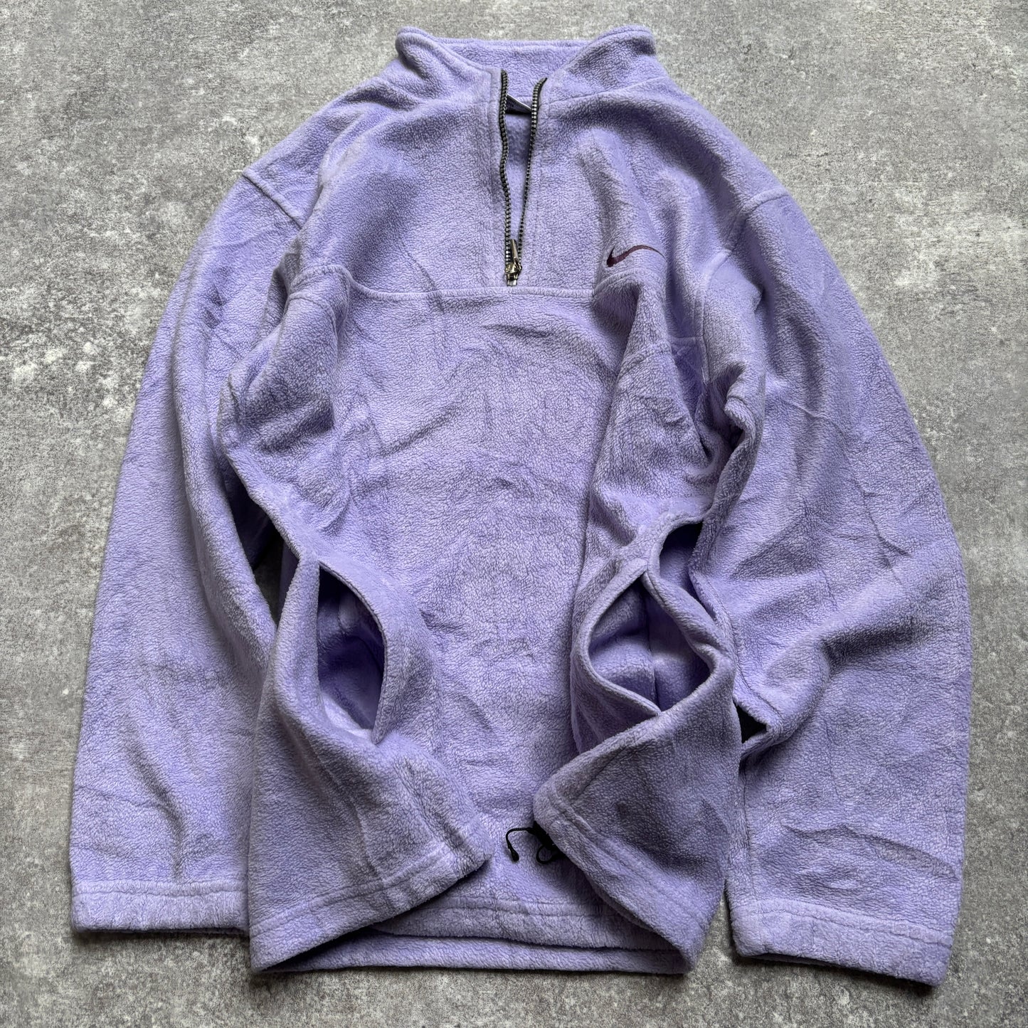 【1990's】Nike Purple Half Zip Fleece Pullover