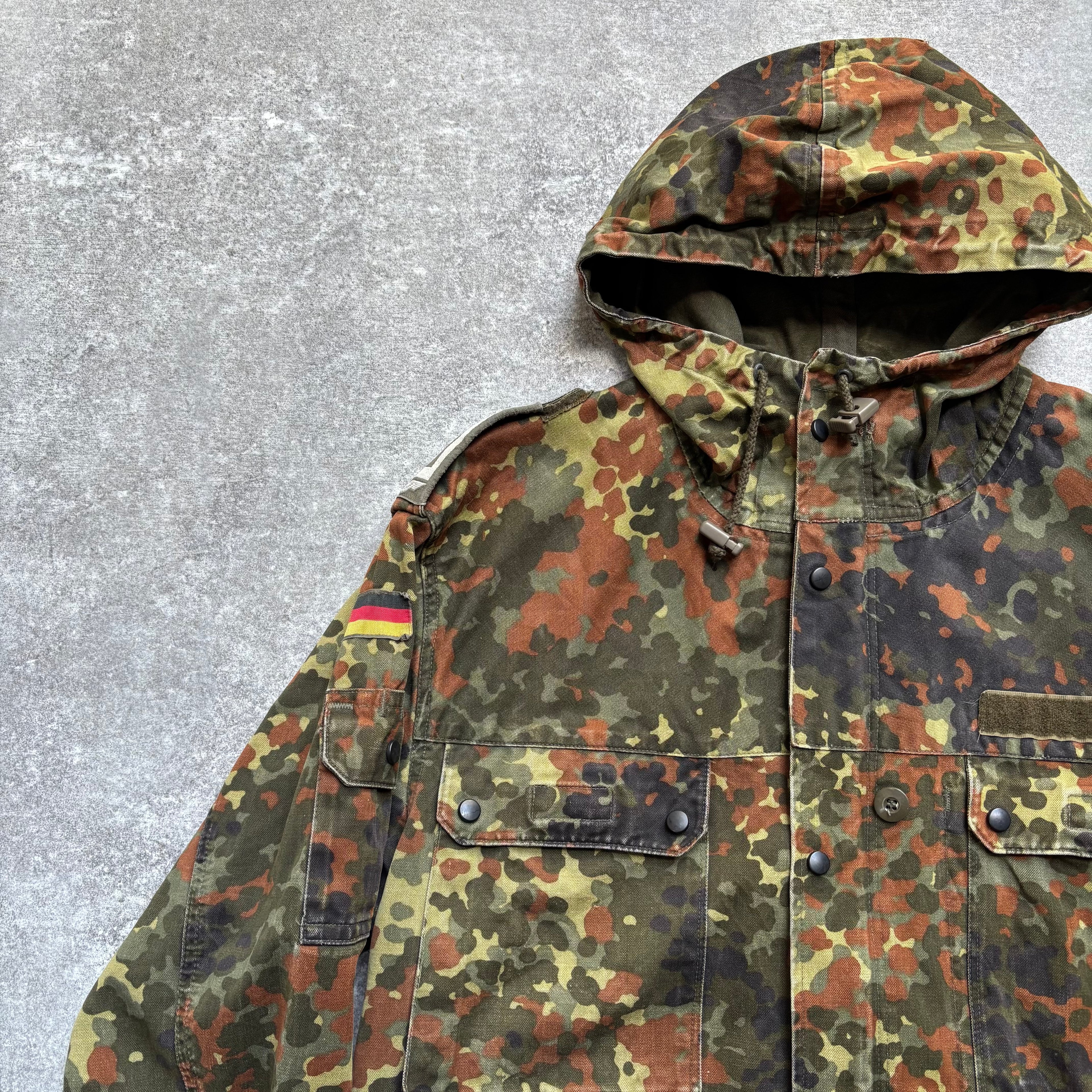 【~1990's】German Bundeswehr Flecktarn Camouflage Parka