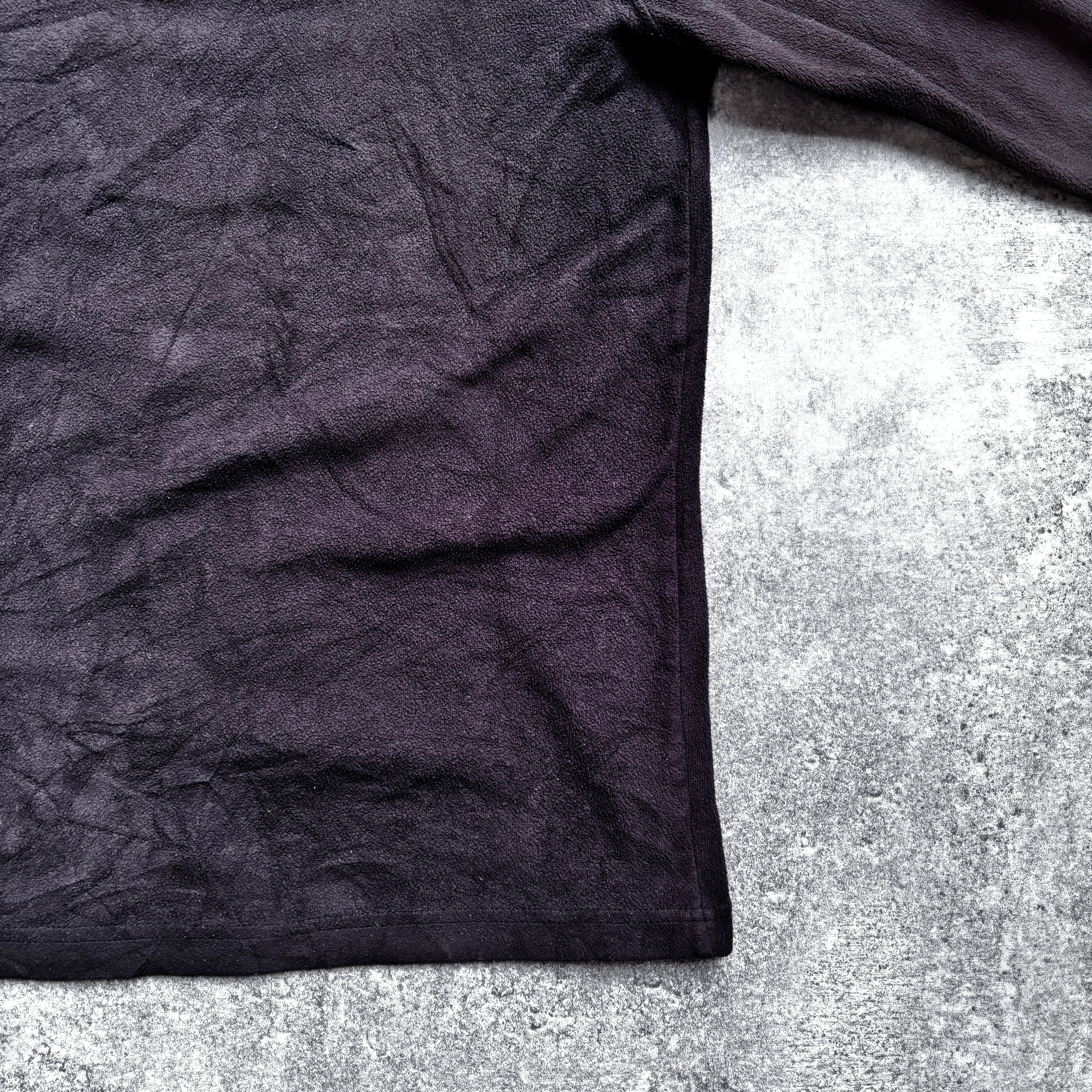 【1990’s】Champion Black Half-Zip Fleece Pullover