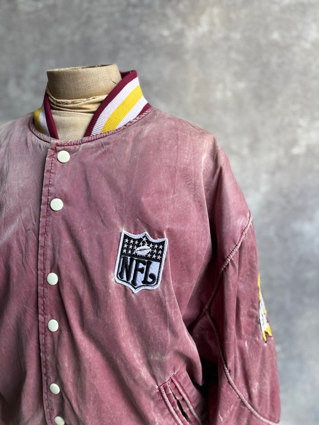 [1990's] NFL Washington Redskins Varsity Fade Jacket