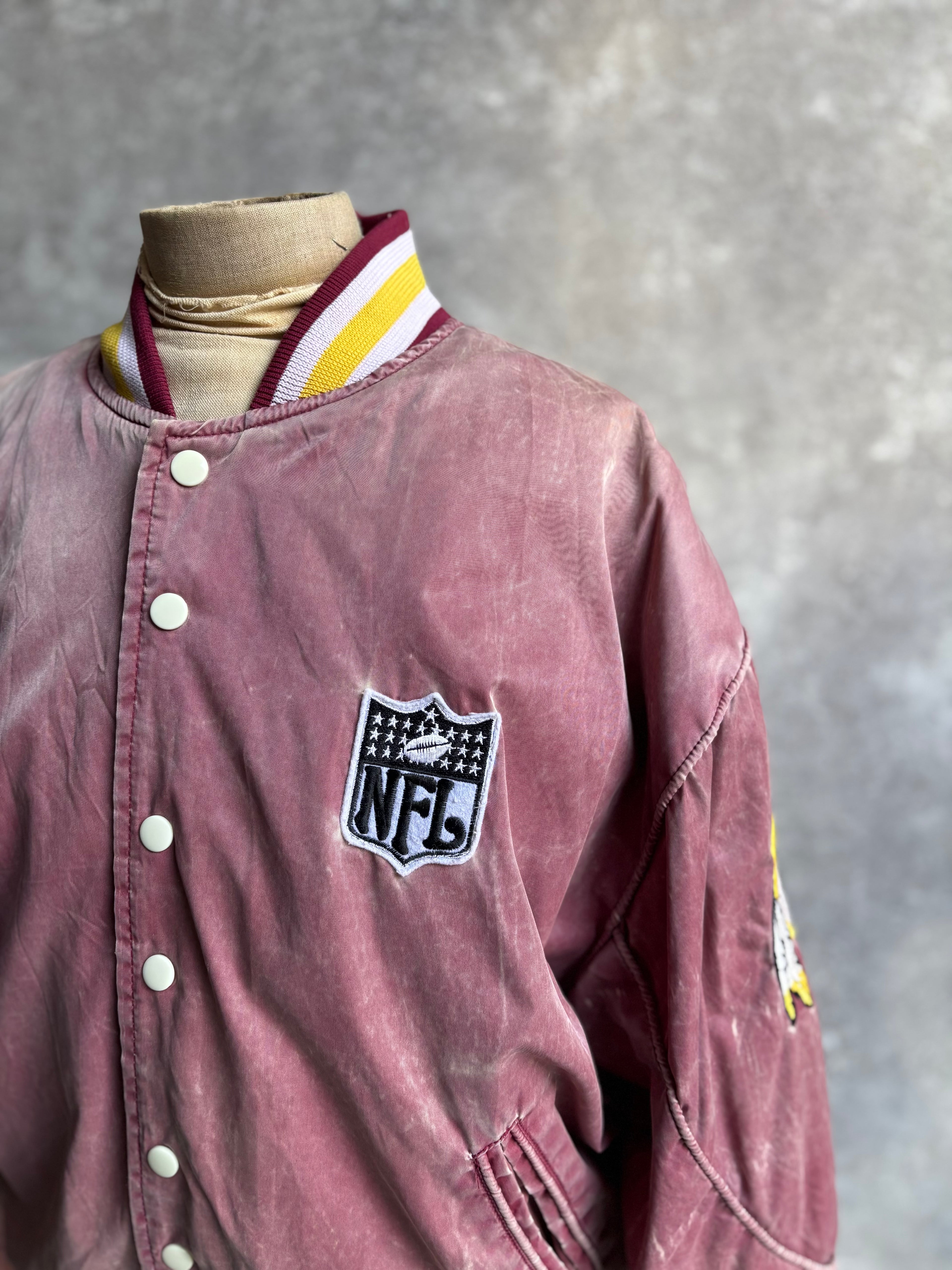 [1990's] NFL Washington Redskins Varsity Fade Jacket