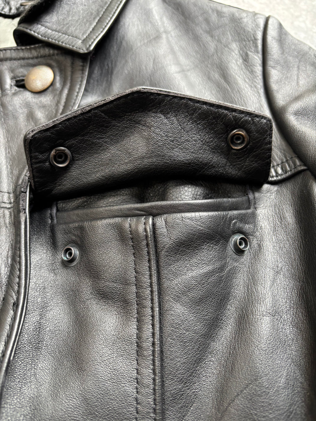 【1991】Vintage Leather German Police Jacket