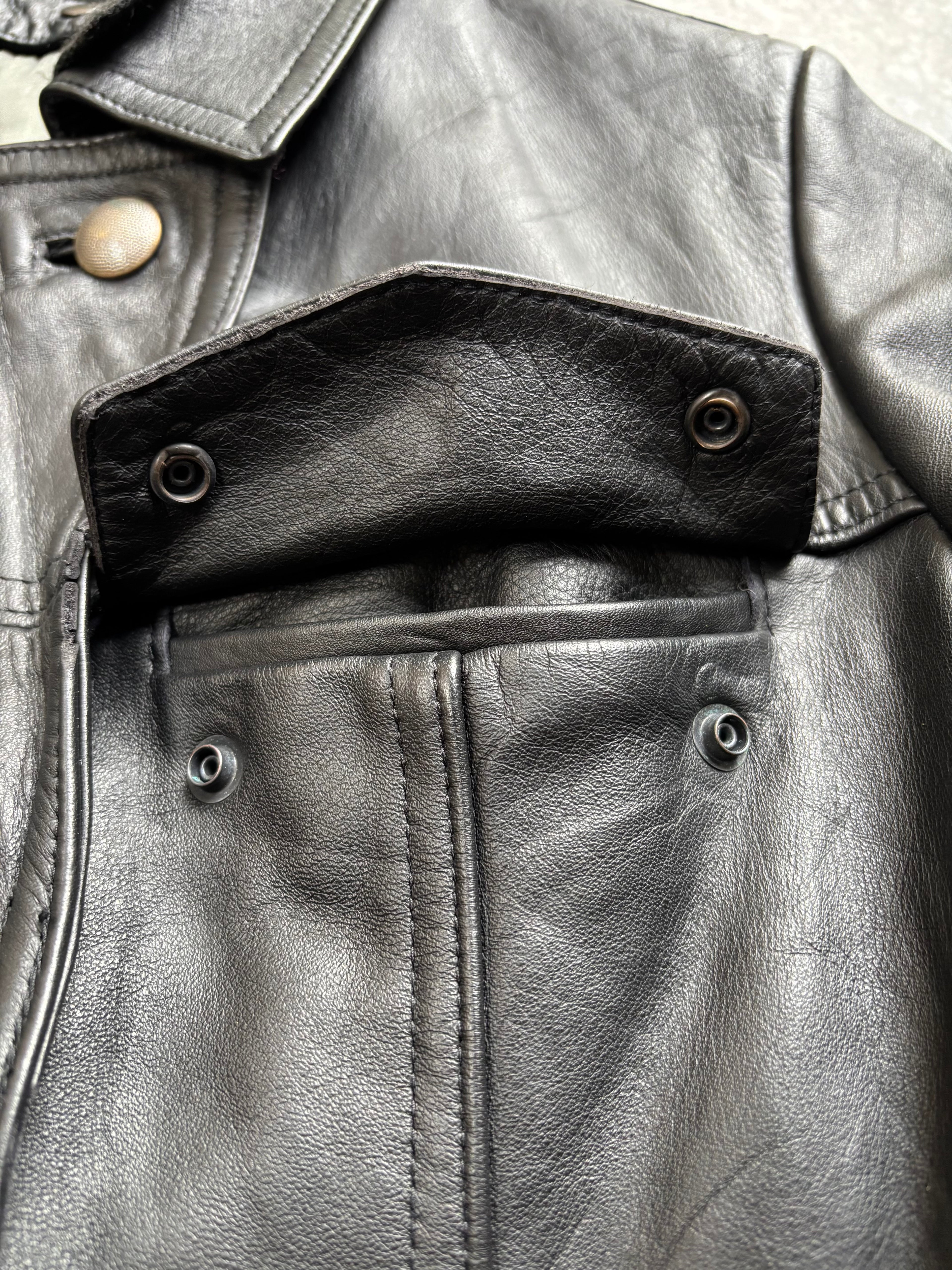 【1991】Vintage Leather German Police Jacket