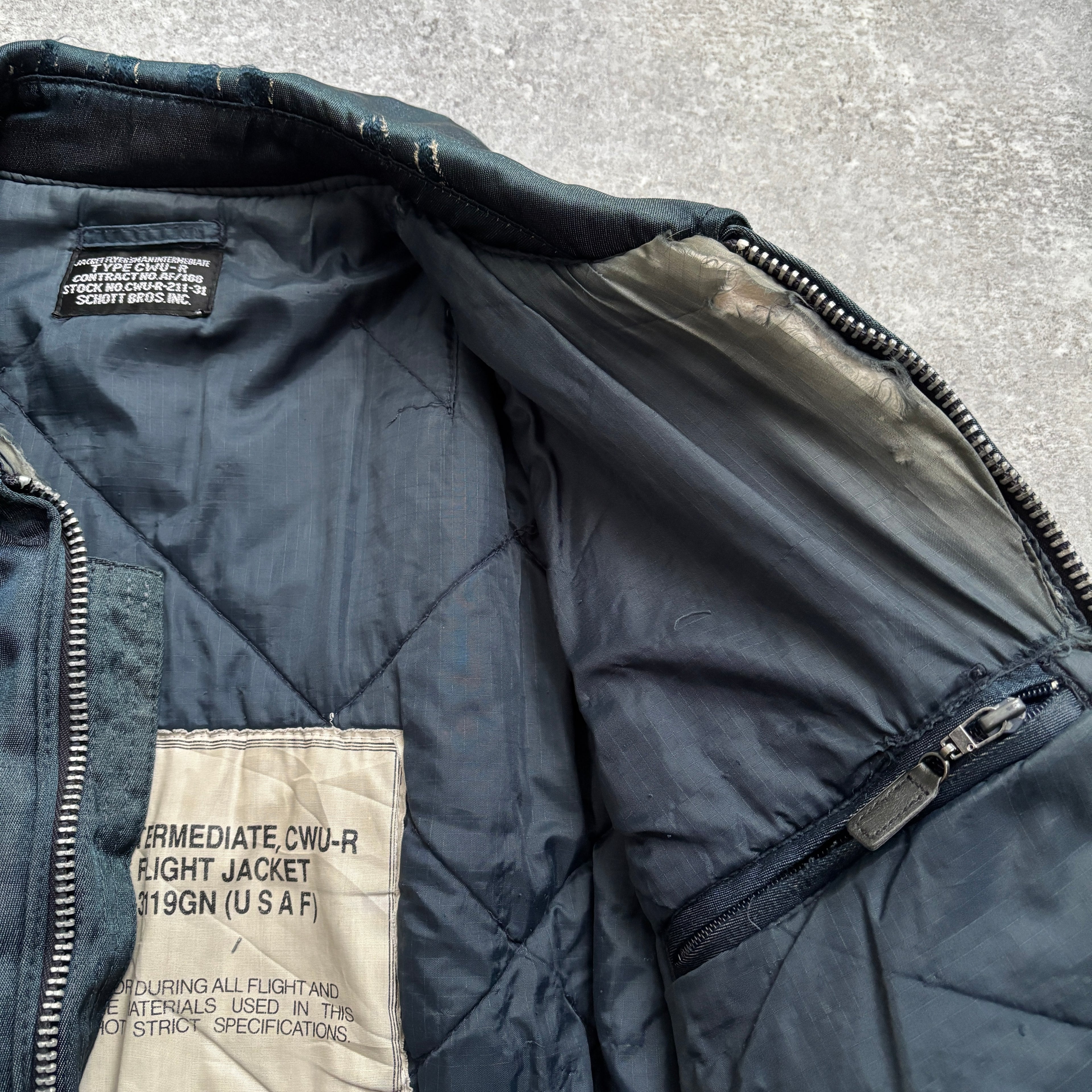 [1980's] Schott CWU-R Flight Jacket
