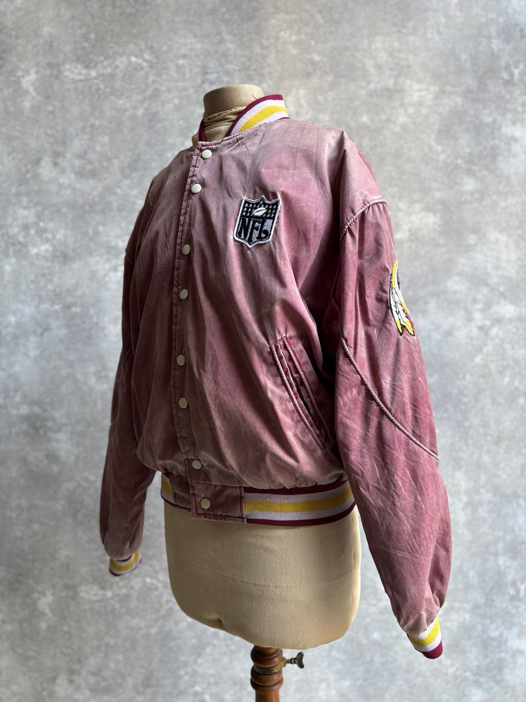 [1990's] NFL Washington Redskins Varsity Fade Jacket
