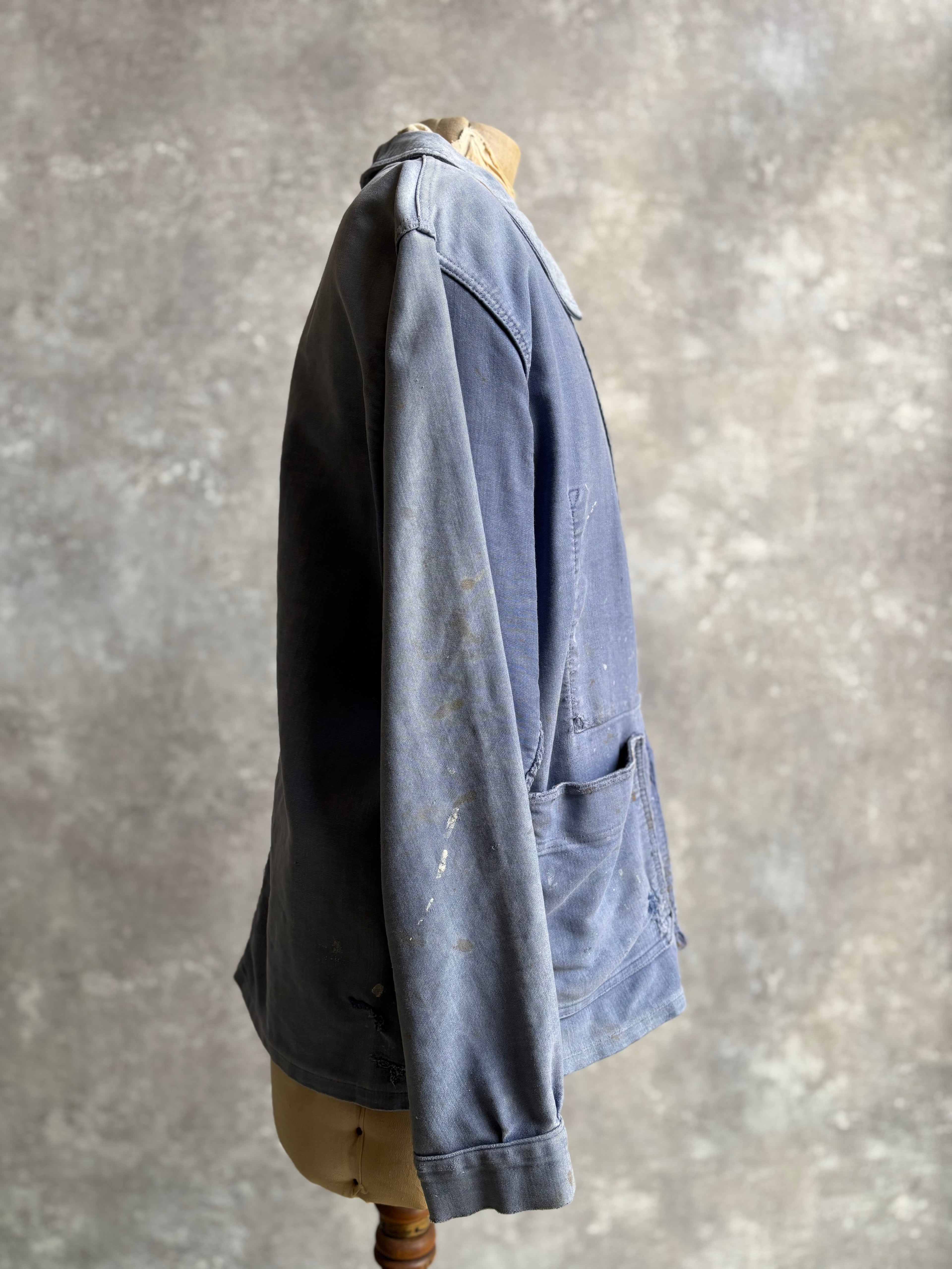 【~1960's】Vintage French Moleskin Work Jacket『Le CABLE ル ケーブル』