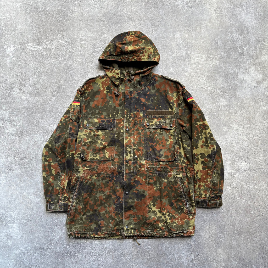 【~1990's】German Bundeswehr Flecktarn Camouflage Parka